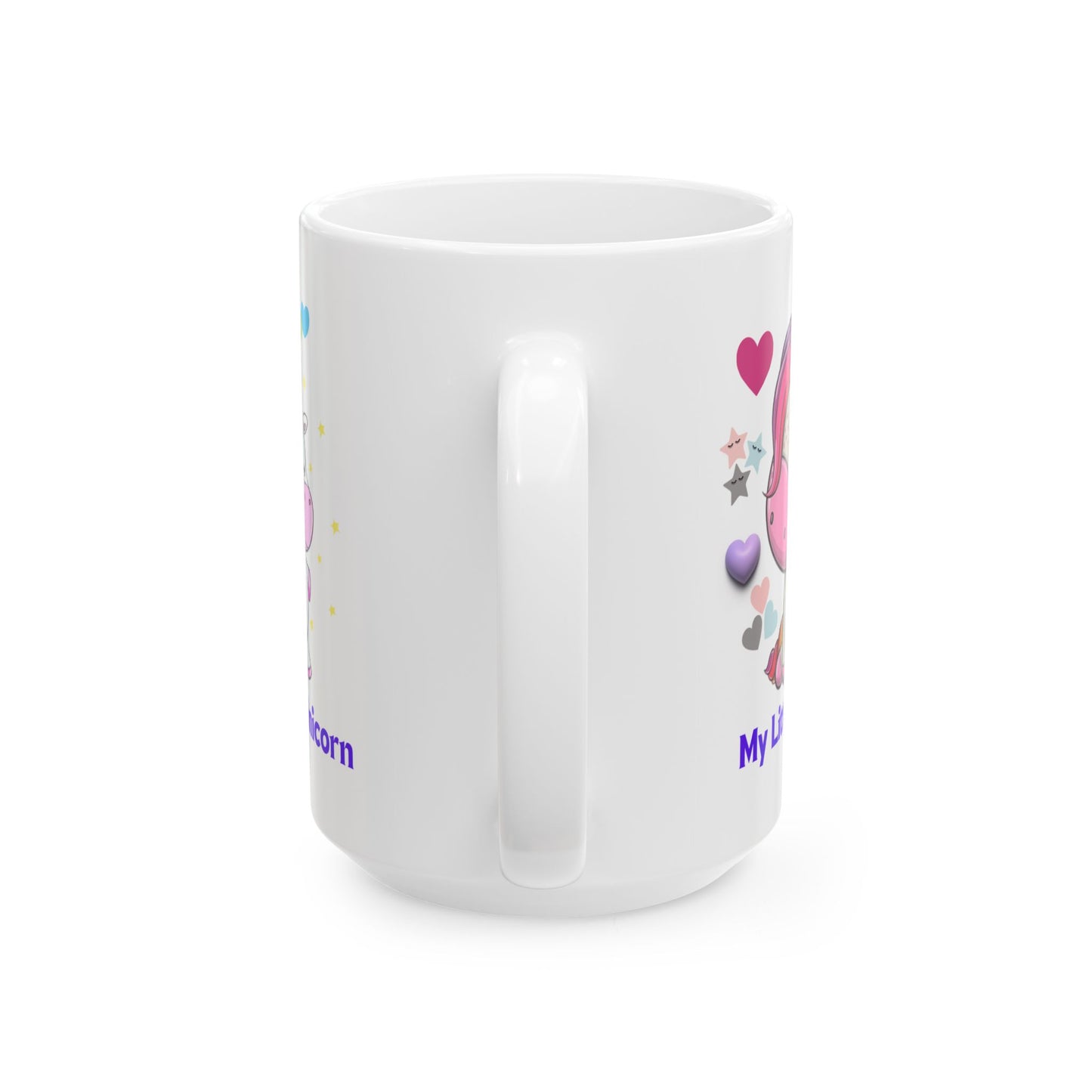 My Little Unicorn Love Mug 11-15 Ounces Light White