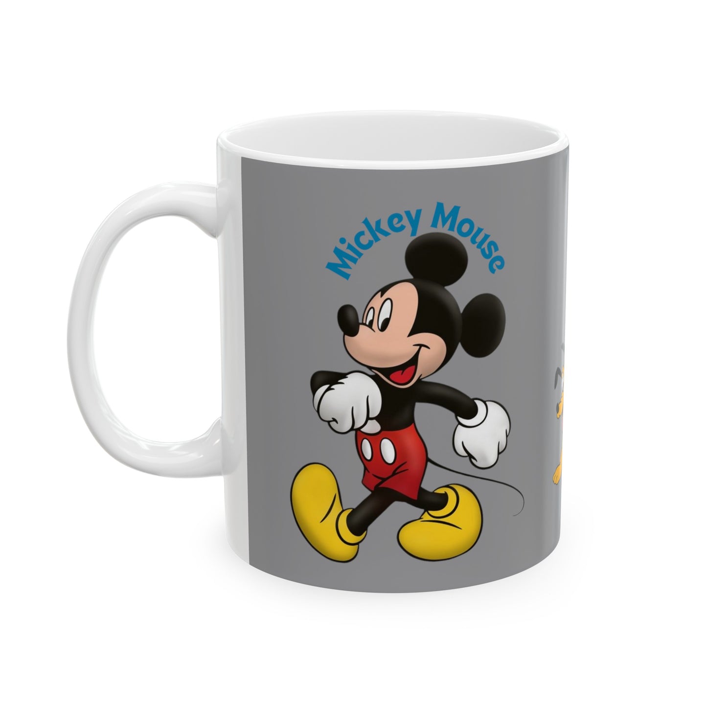 Mickey Mouse And Friends Mug 11 Ounces Grey