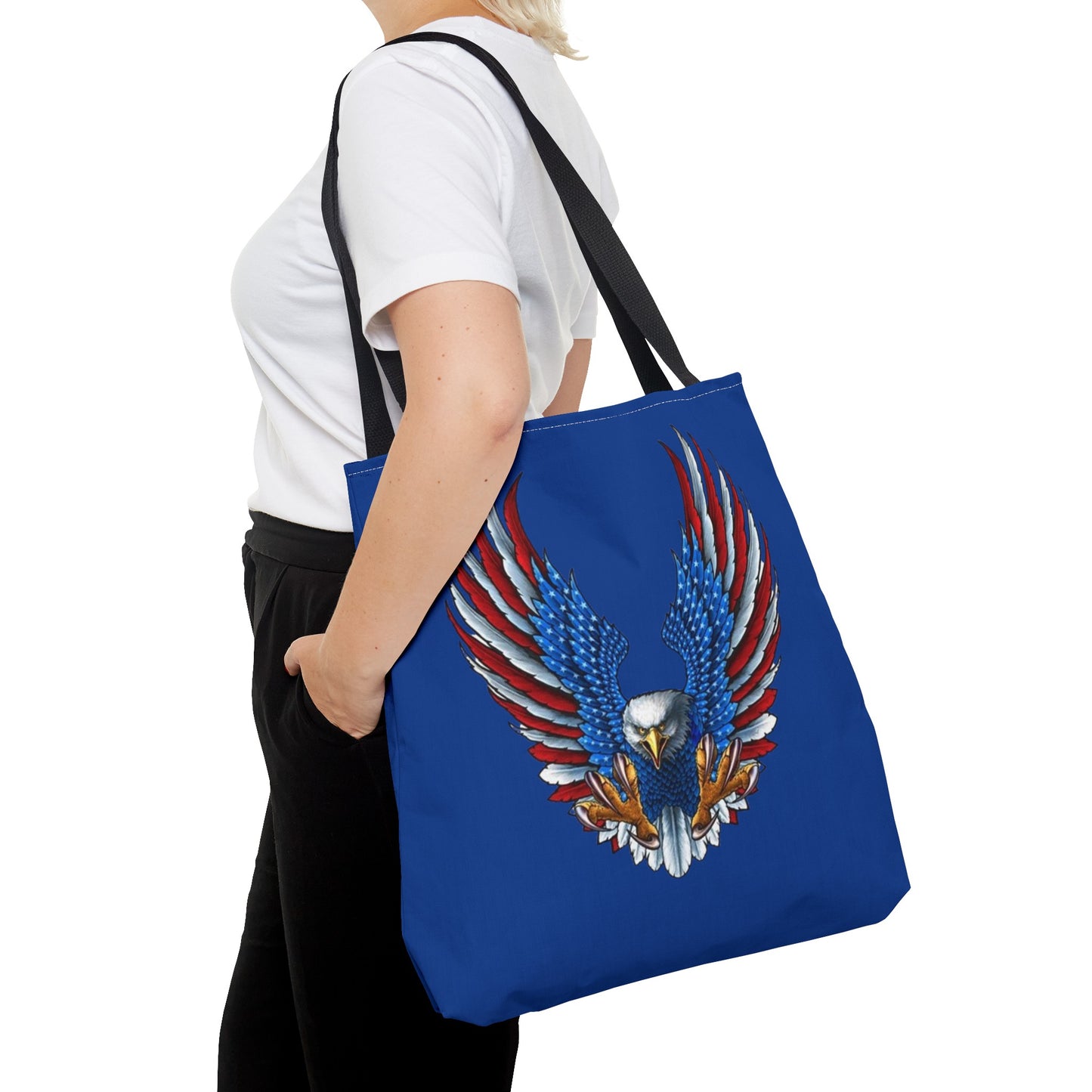 Eagle Usa Tote Bag Dark Blue