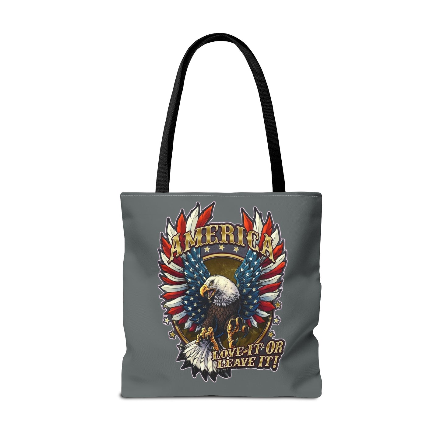 Eagle Usa Tote Bag Dark Grey