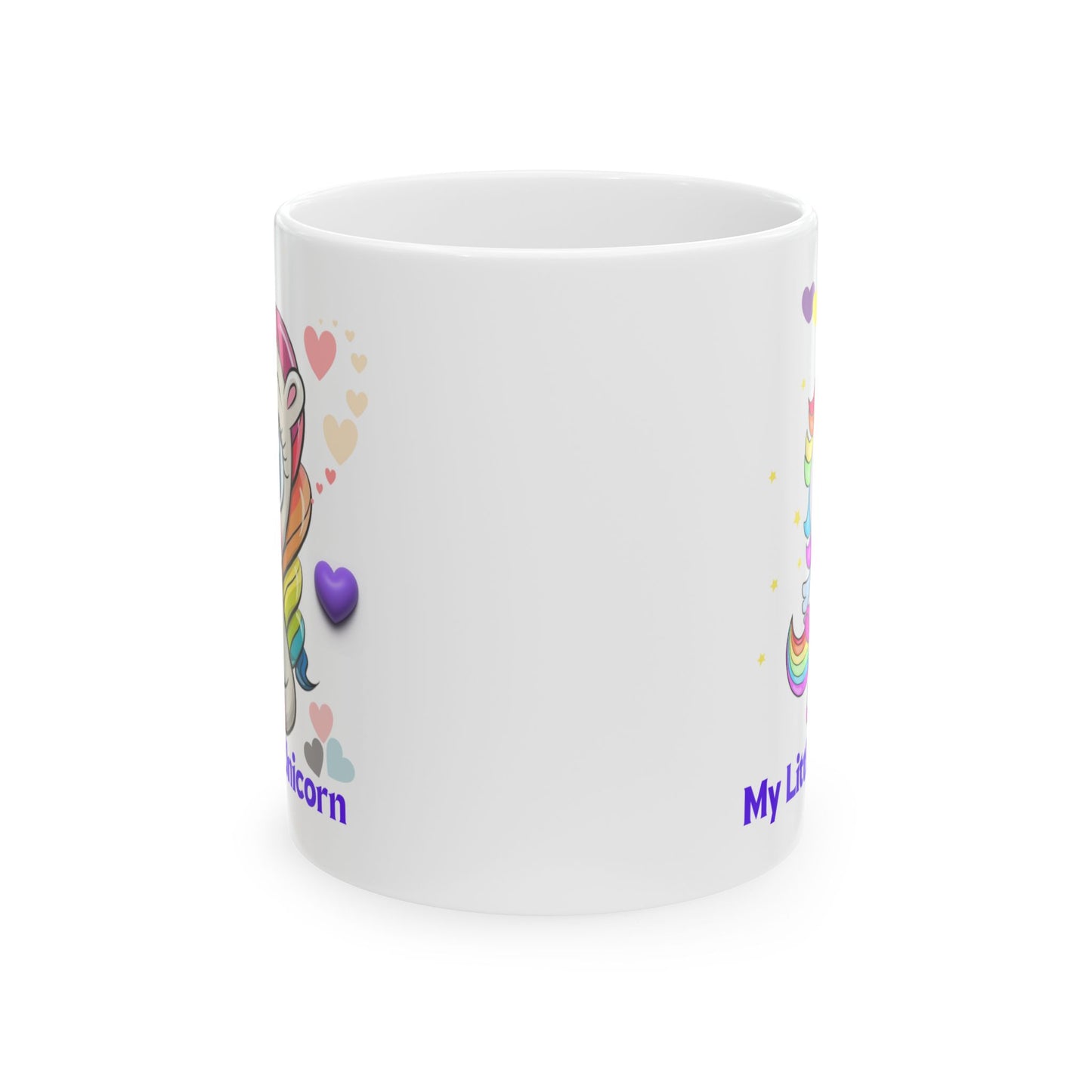My Little Unicorn Love Mug 11-15 Ounces Light White