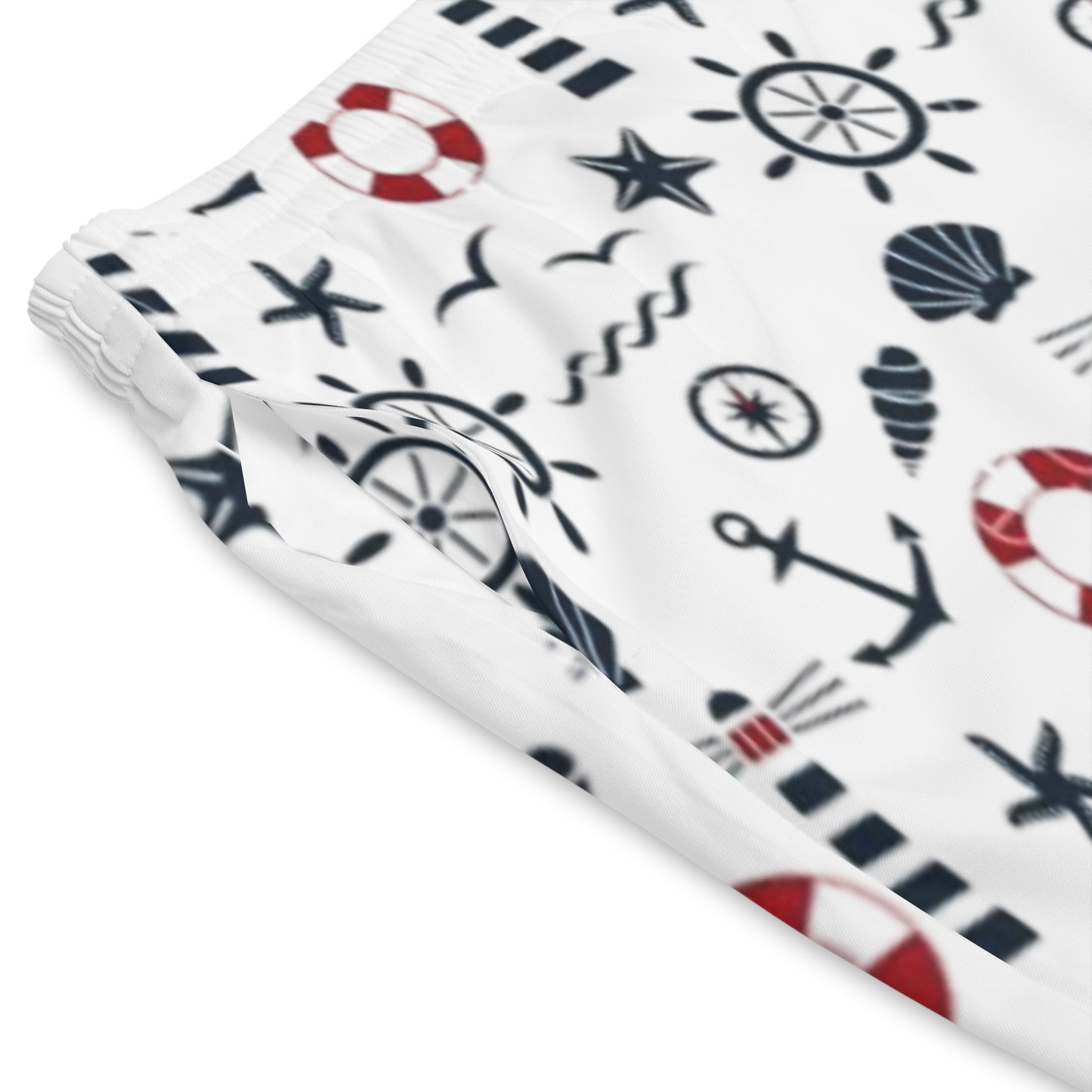 Men's Elastic Beach Shorts (AOP)