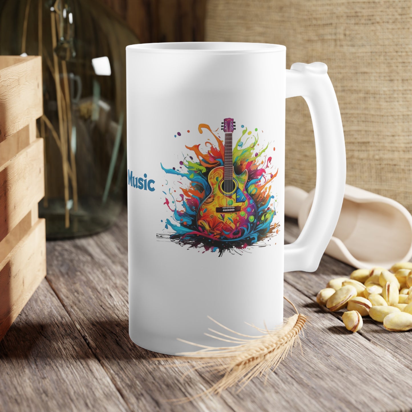 Frosted Glass Beer Mug