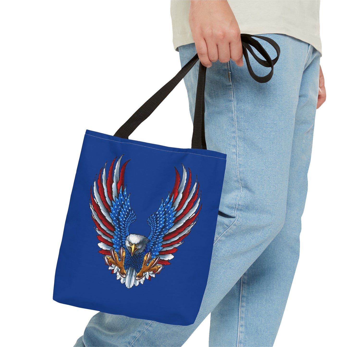 Eagle Usa Tote Bag Dark Blue