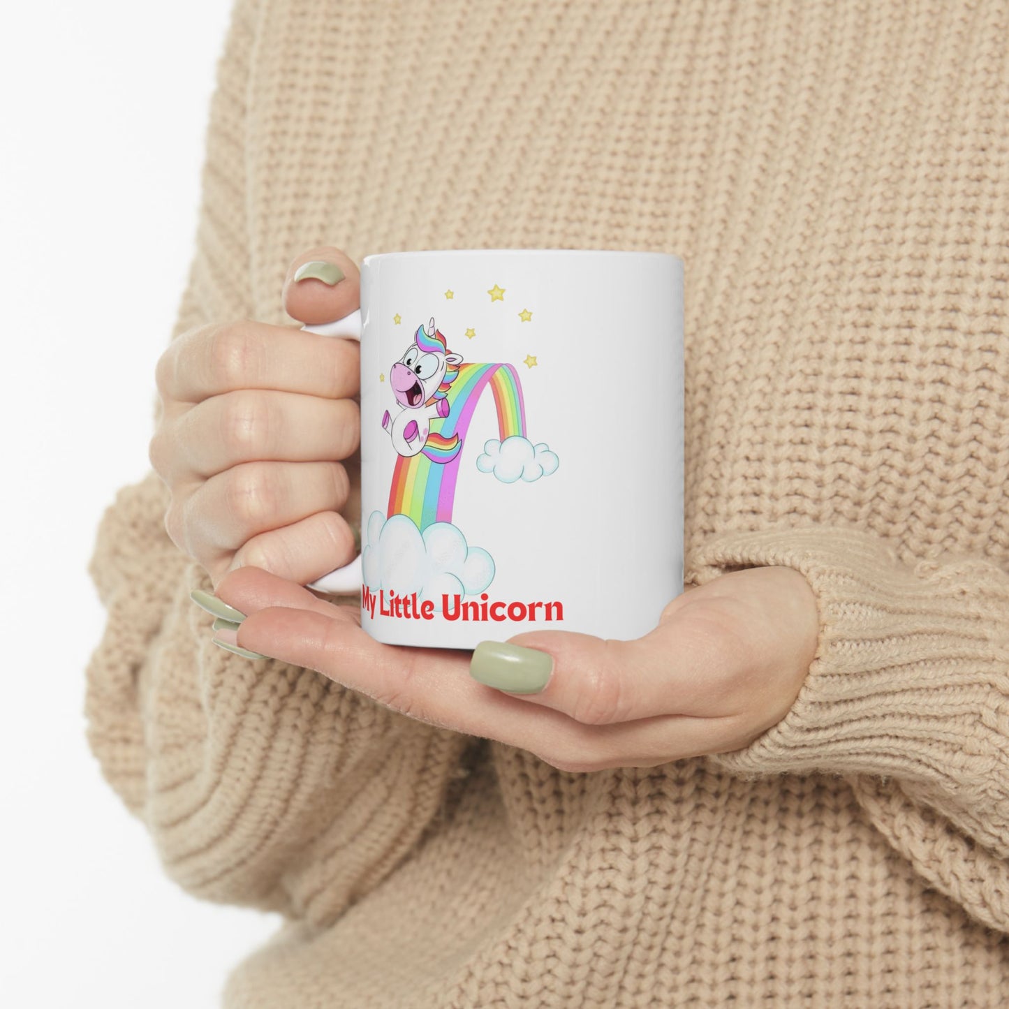 My Little Gold Star Unicorn Mug 11-15 Onces White