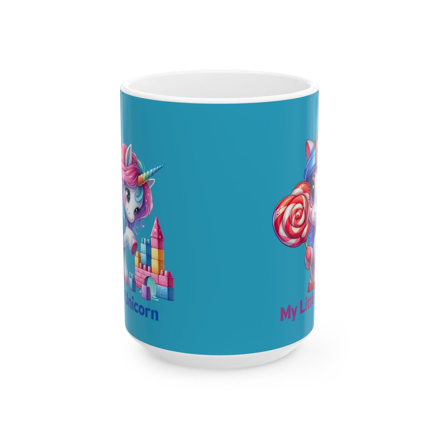 My Little Unicorn Princess Mug 11-15 Ounces Turquoise