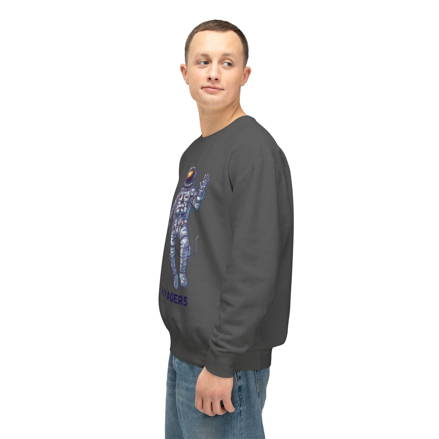 Unisex Long Sleeves Lightweight Crewneck Sweatshirt