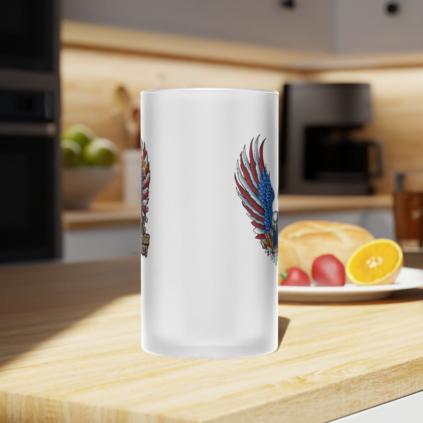 Frosted Glass Beer Mug
