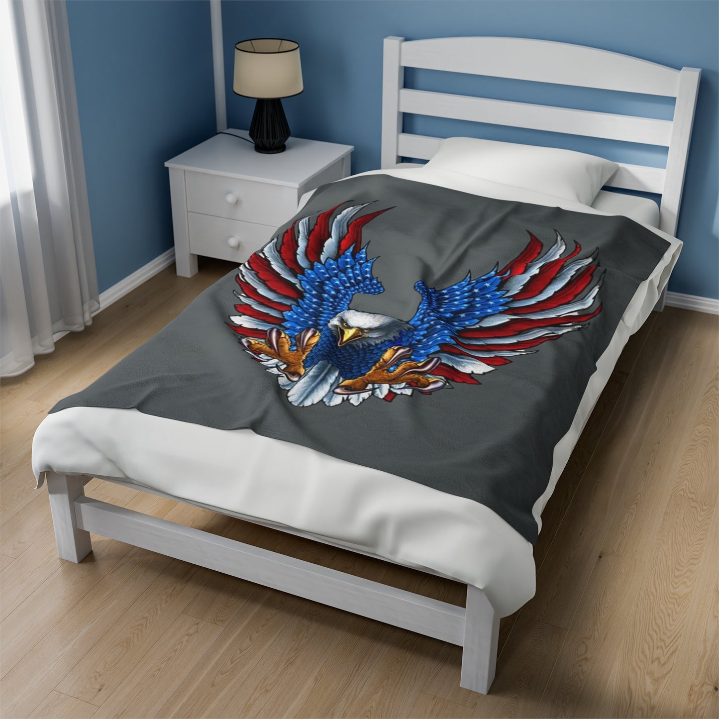 Eagle Usa Blankets Dark Grey