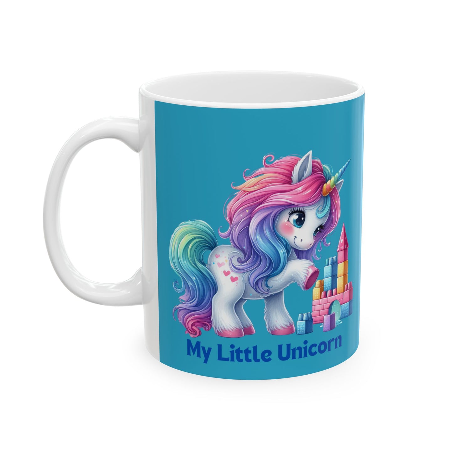 My Little Unicorn Princess Mug 11-15 Ounces Turquoise