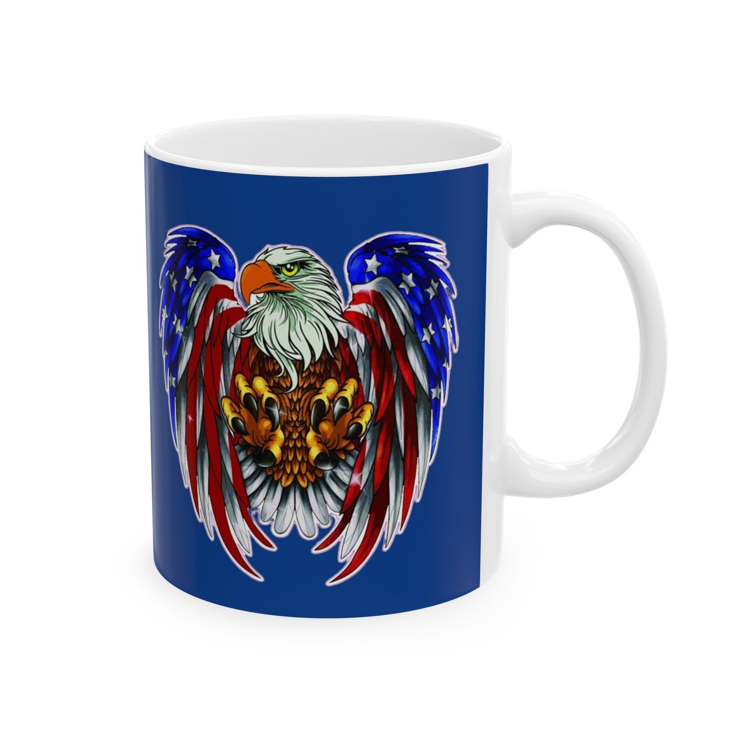 Eagle Make America Great Mug 11 Ounces Dark Blue