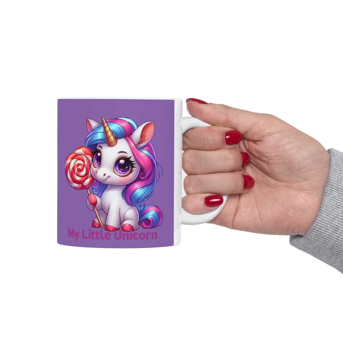 My Little Unicorn Princess Mug 11-15 Ounces Light Purple