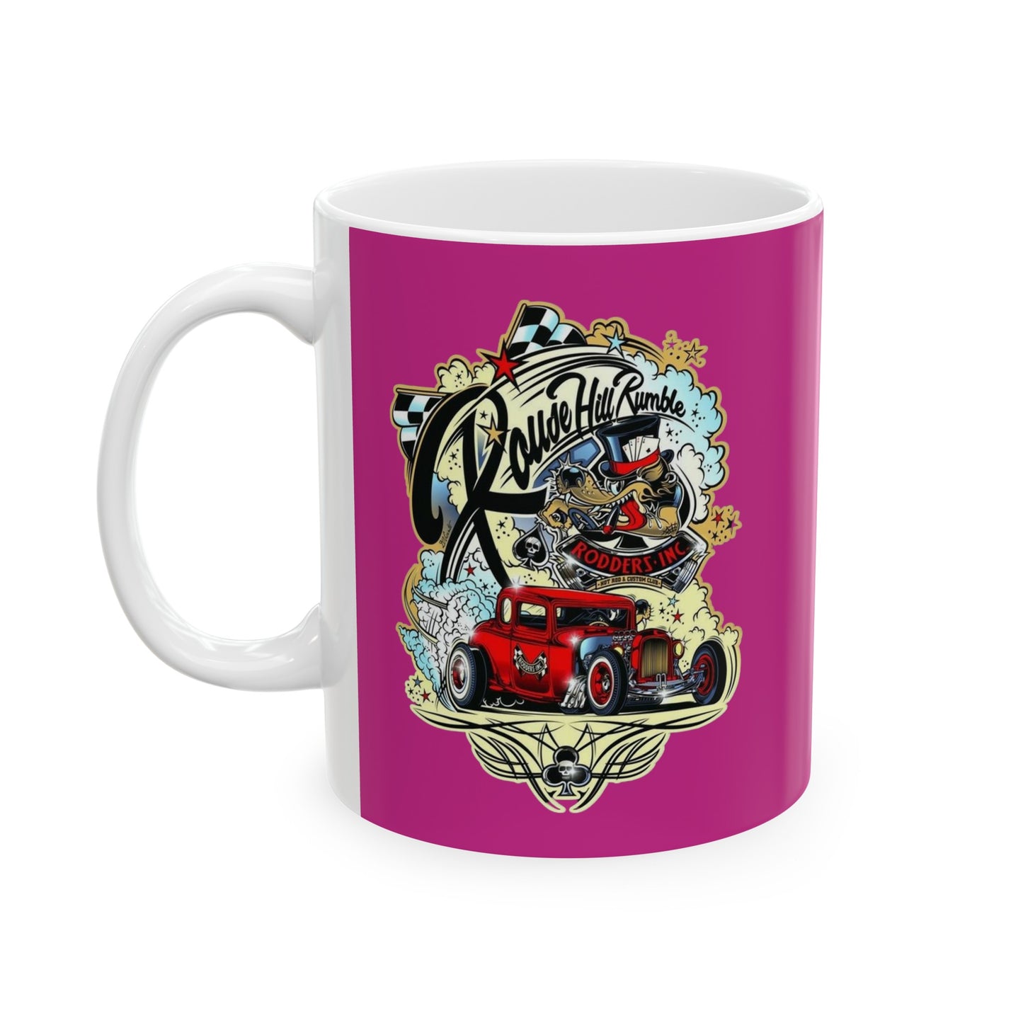 RoadSters Mug 11 Ounces Pink