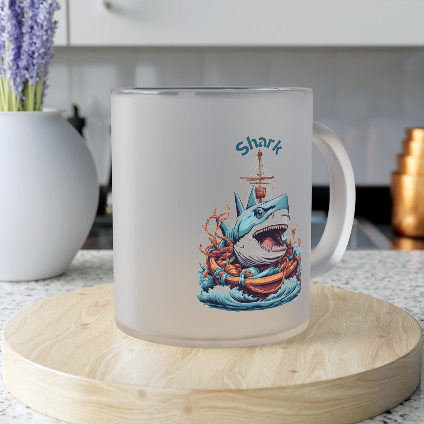 Frosted Glass Mug