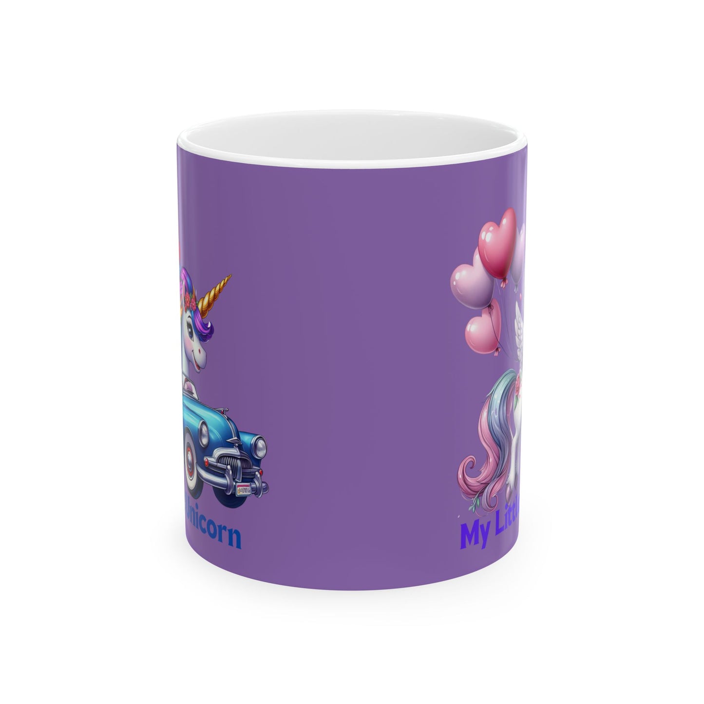 My Little Unicorn Horse Mug 11 Ounces Light Purple