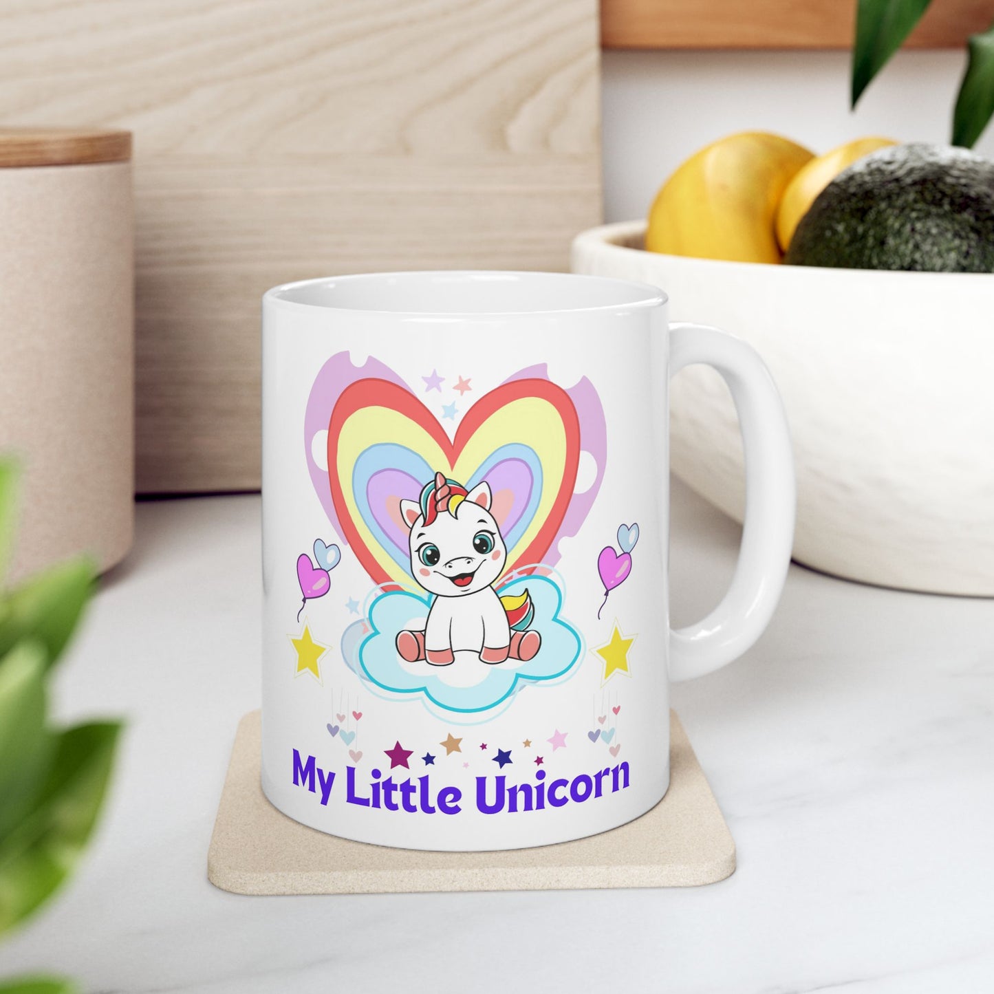 My Little Gold Star Unicorn Mug 11-15 Onces White