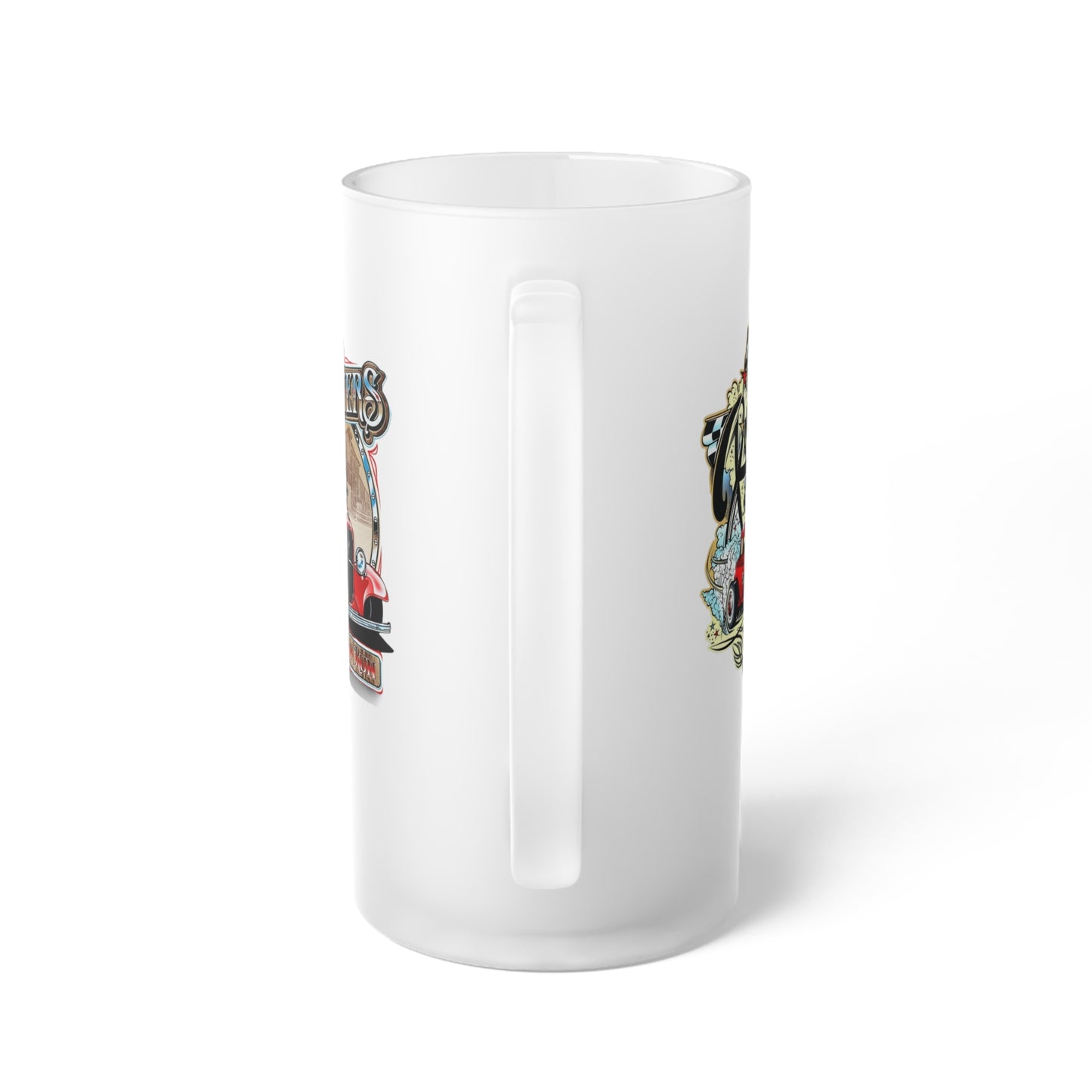 Frosted Glass Beer Mug
