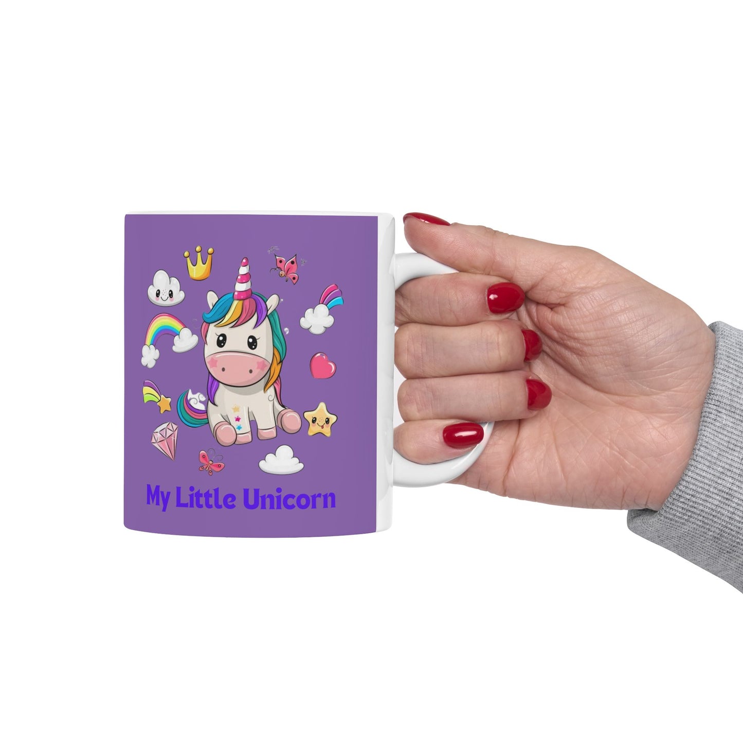 My Little Unicorn Fantasy Mug 11-15 Ounces Light Purple