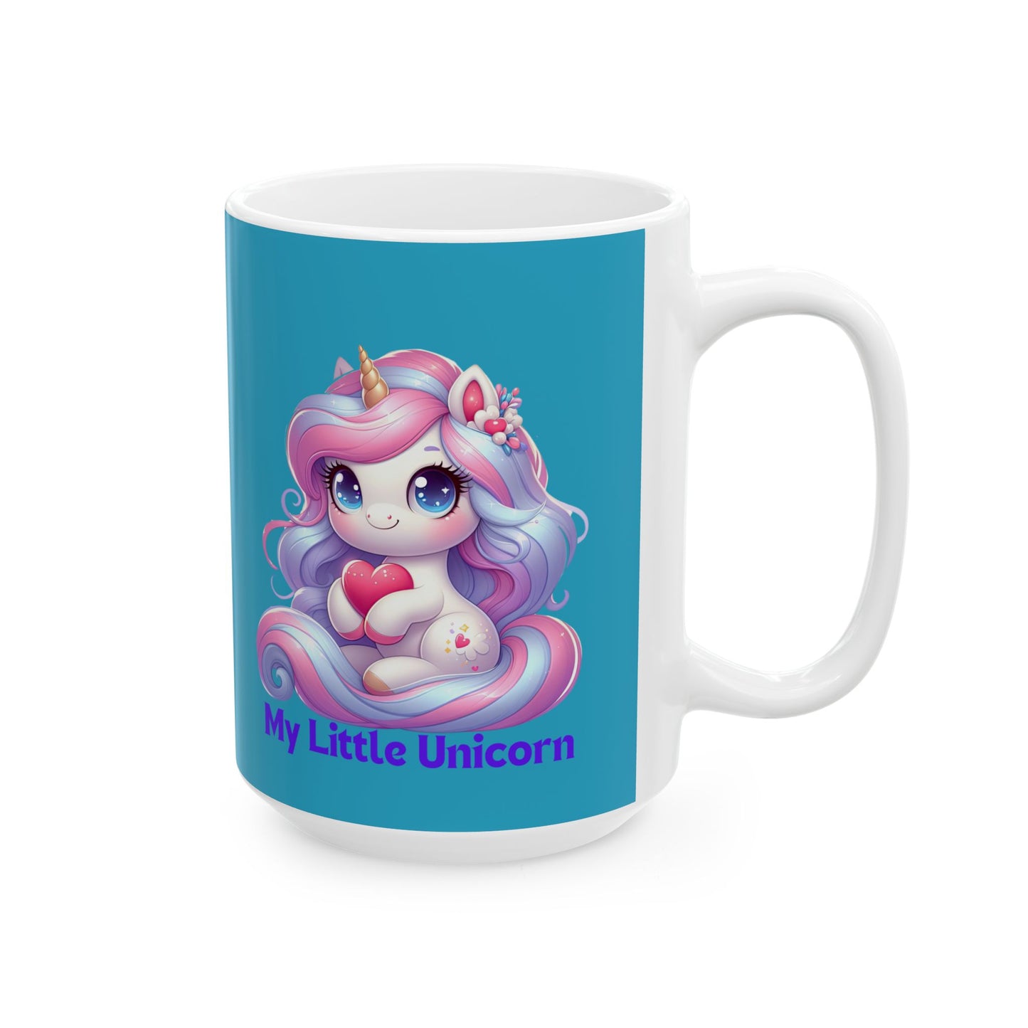 My Little Unicorn Sweet Mug 11-15 Ounces Turquoise