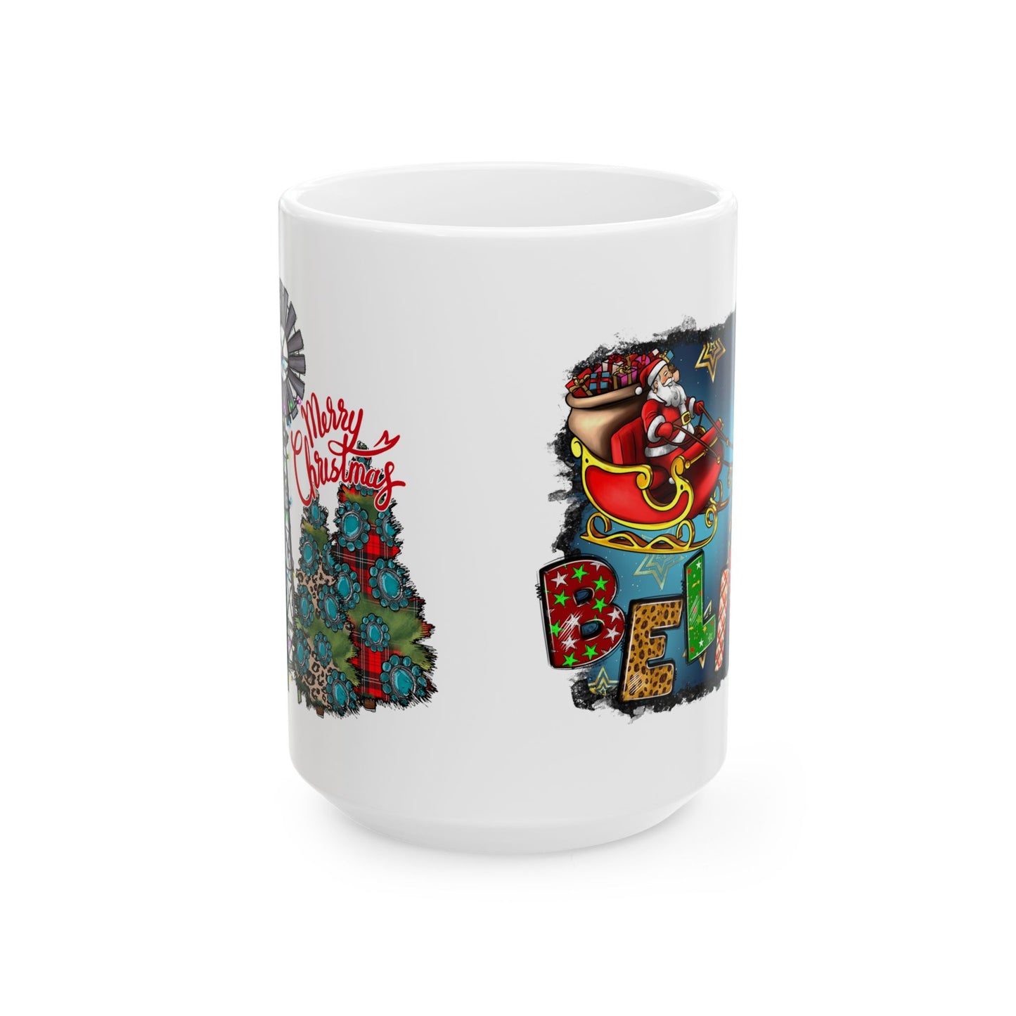 Merry Chritsmas Mug 11-15 Onces White