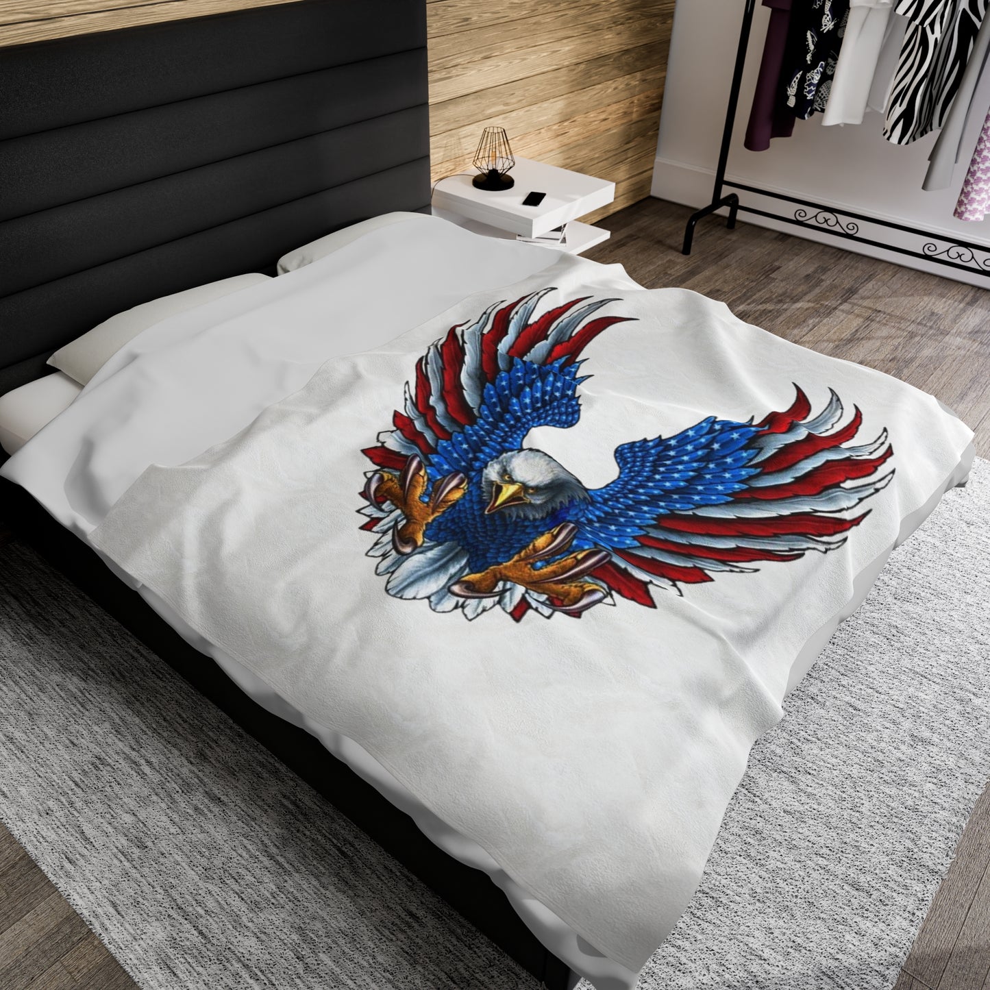 Eagle Usa Blankets White