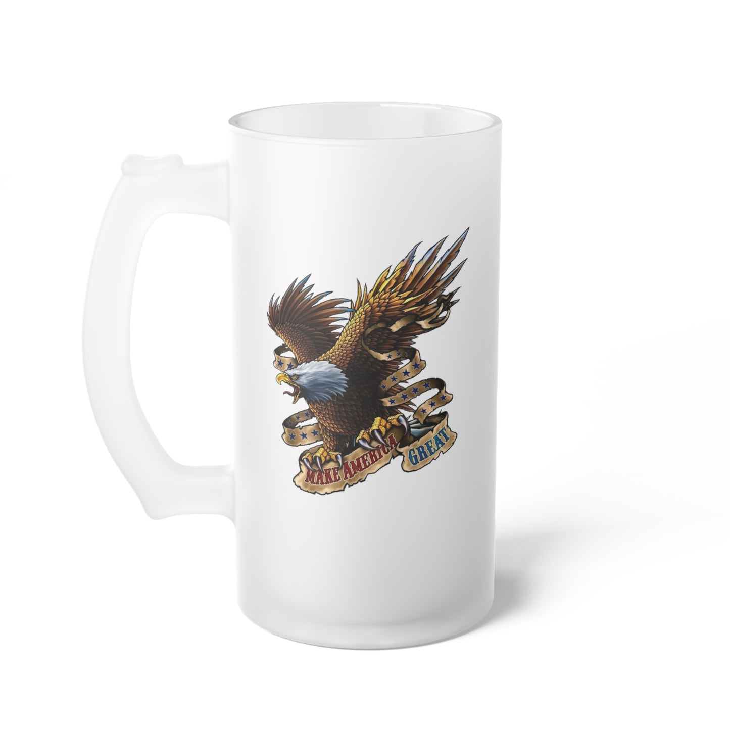 Frosted Glass Beer Mug
