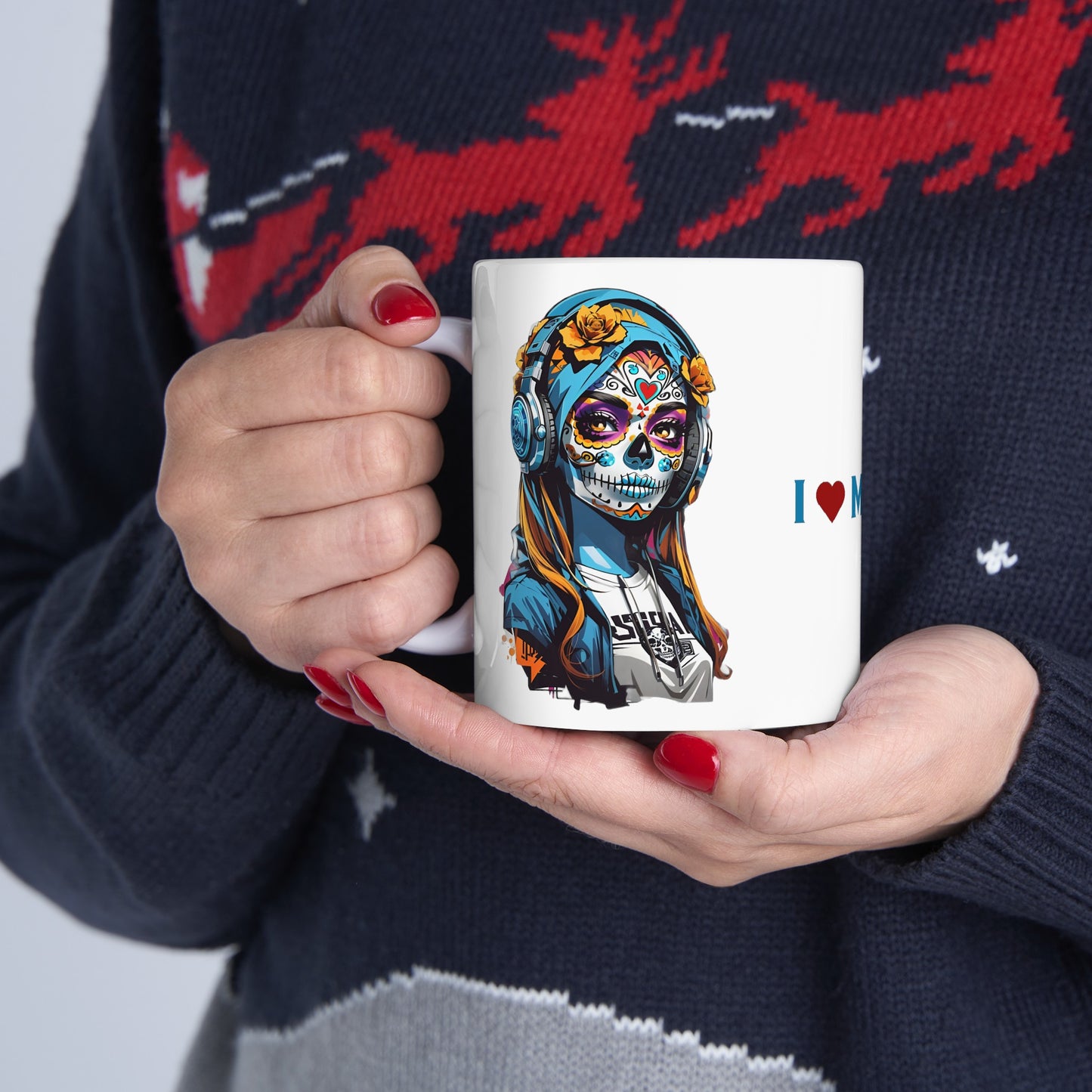 I Love Music Mug 11 Ounces White