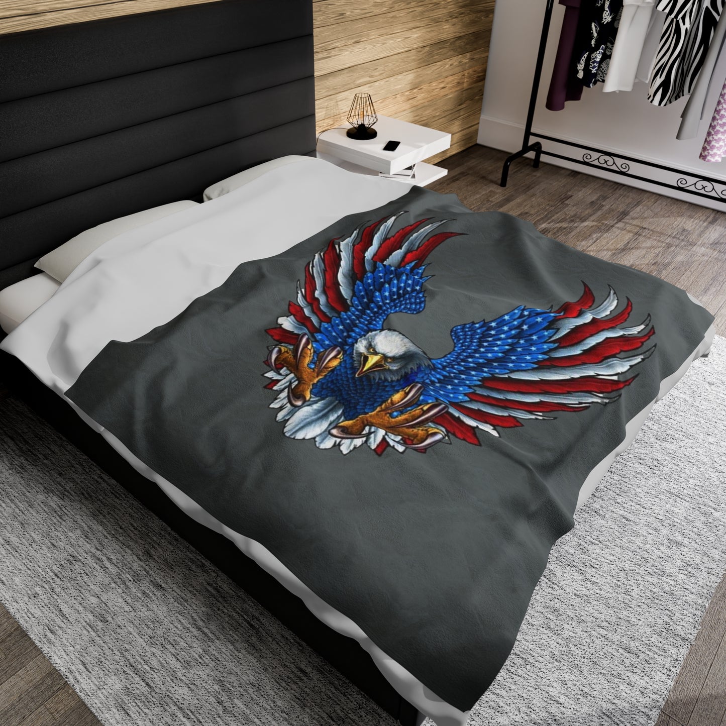 Eagle Usa Blankets Dark Grey