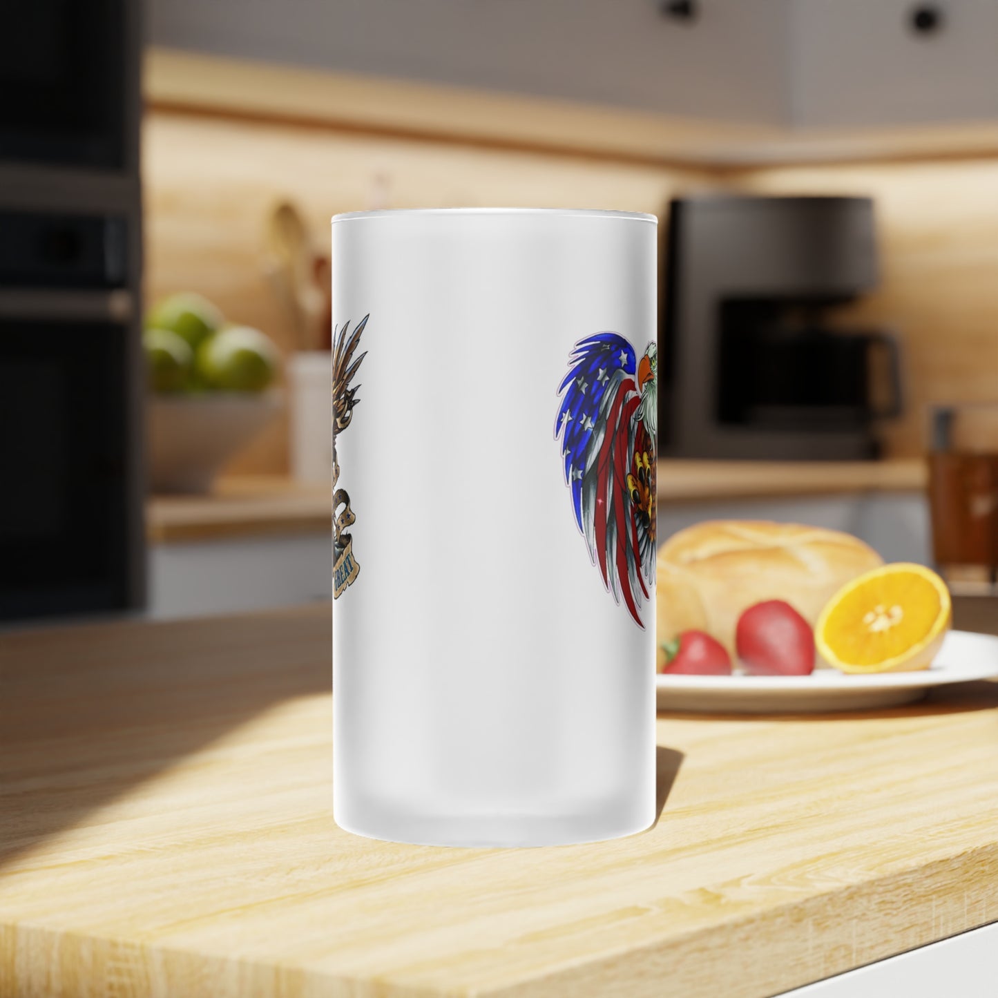 Frosted Glass Beer Mug