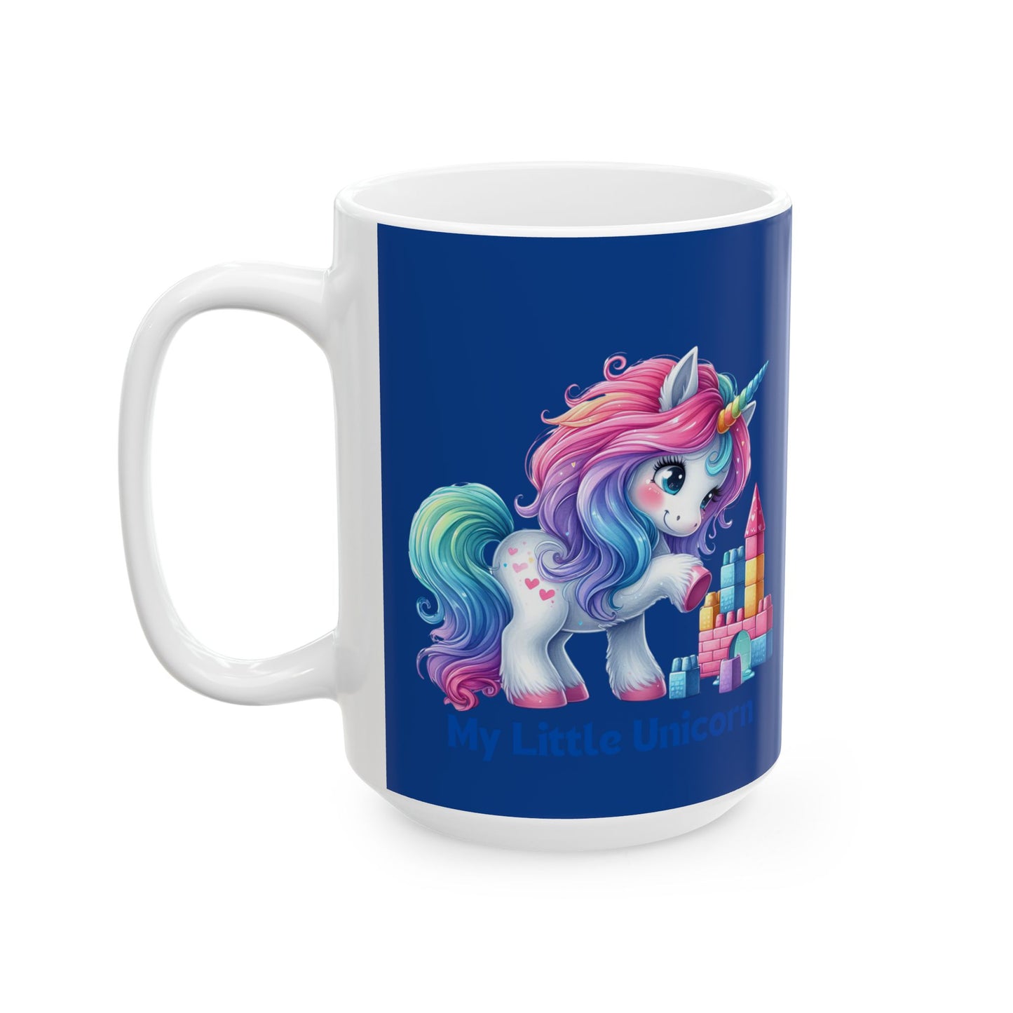 My Little Unicorn Princess Mug 11-15 Ounces Dark Blue