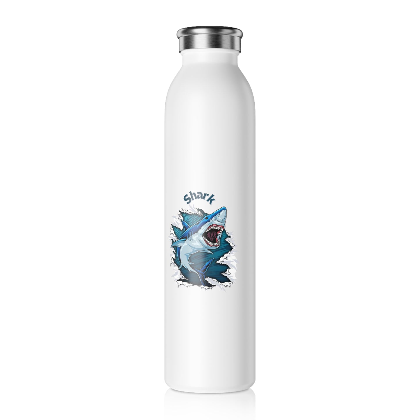 Shark Bottle 20 Ounces White