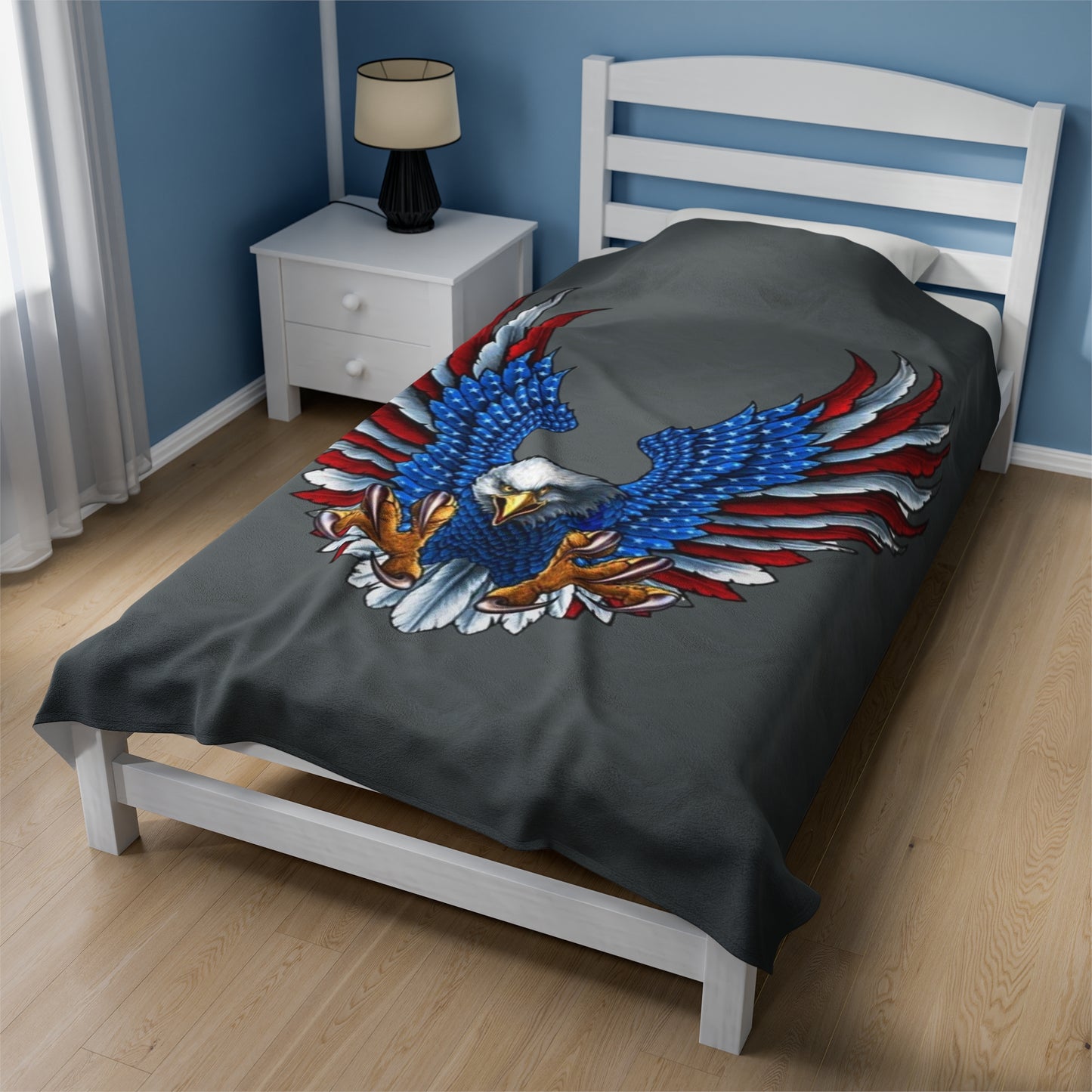 Eagle Usa Blankets Dark Grey