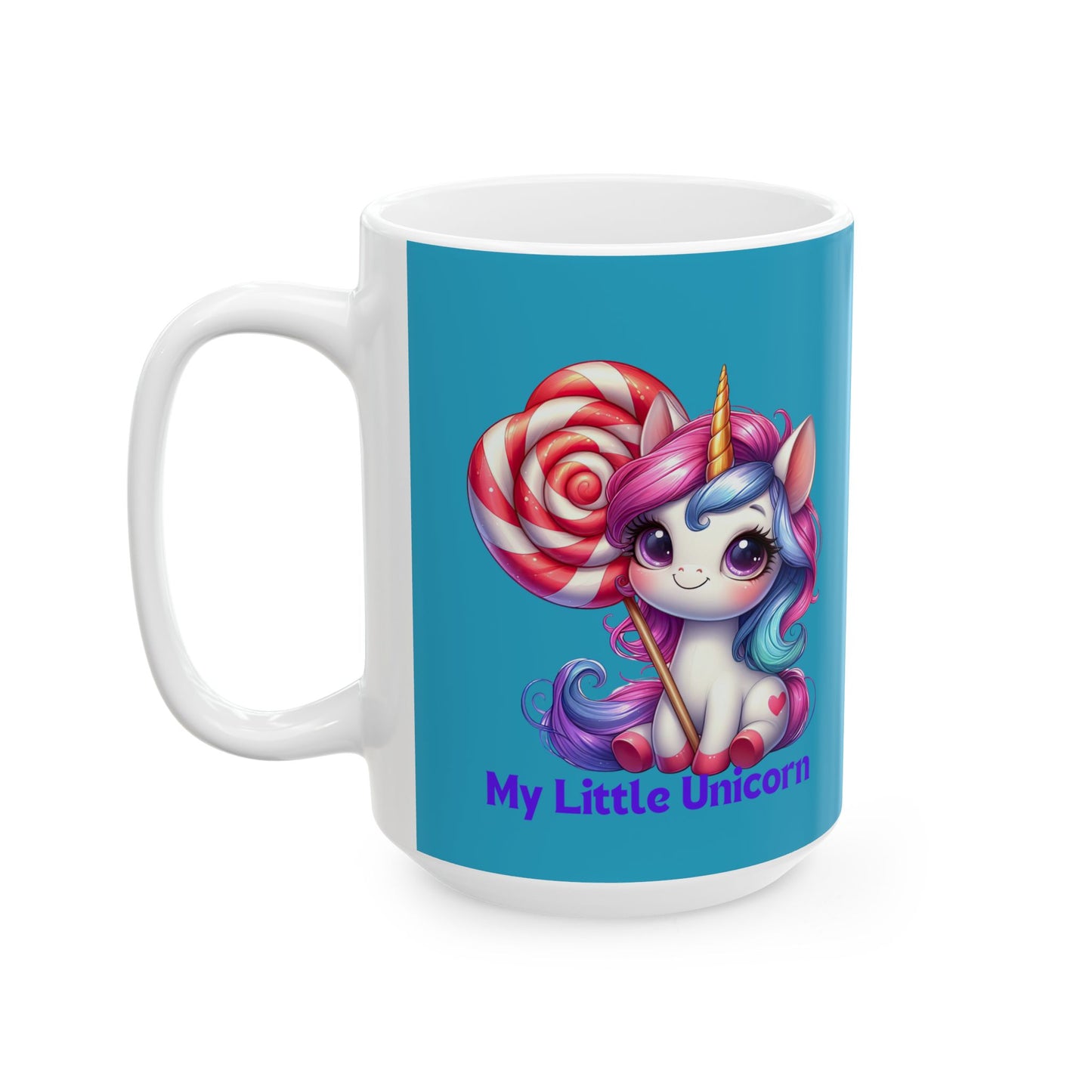 My Little Unicorn Sweet Mug 11-15 Ounces Turquoise