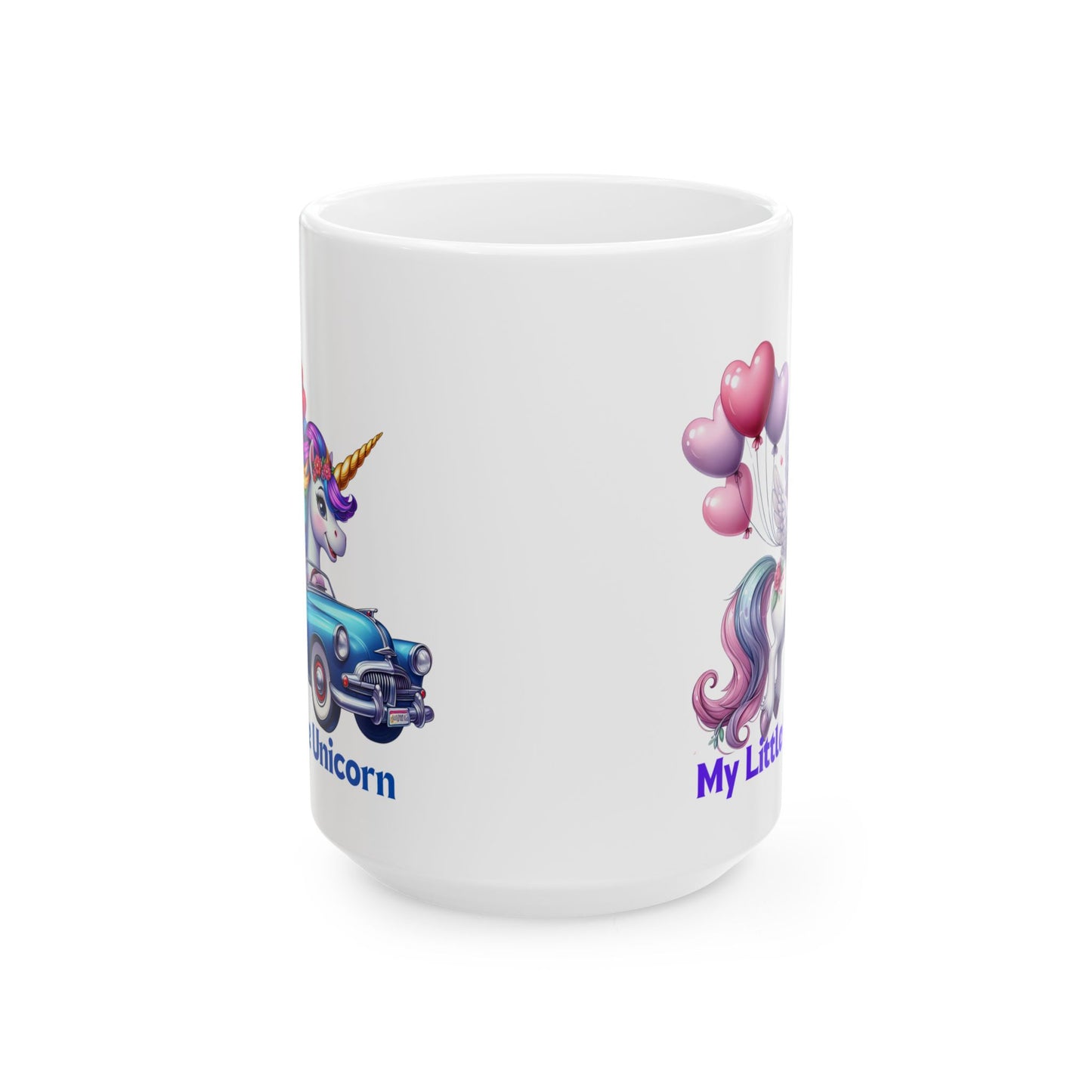 My Little Unicorn Horse Mug 11-15 Ounces White