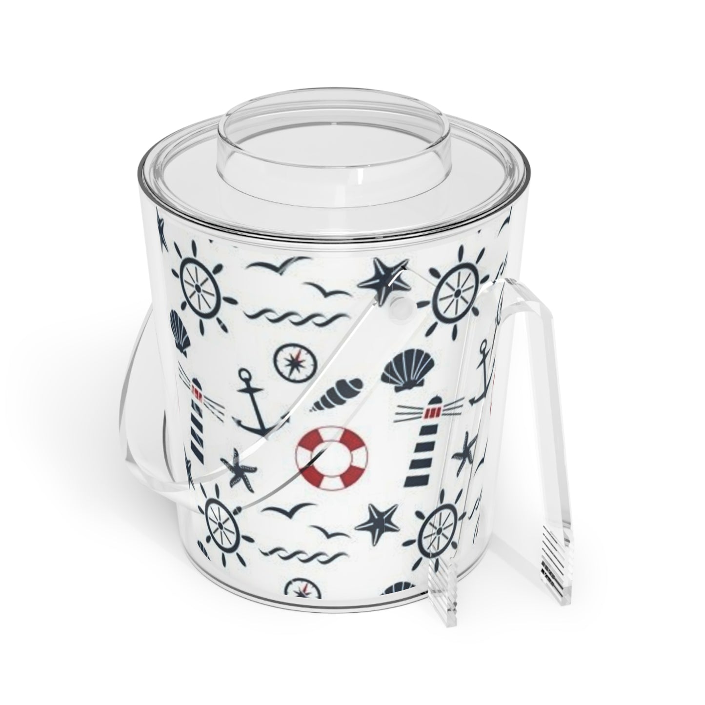 Ice Bucket with Tongs