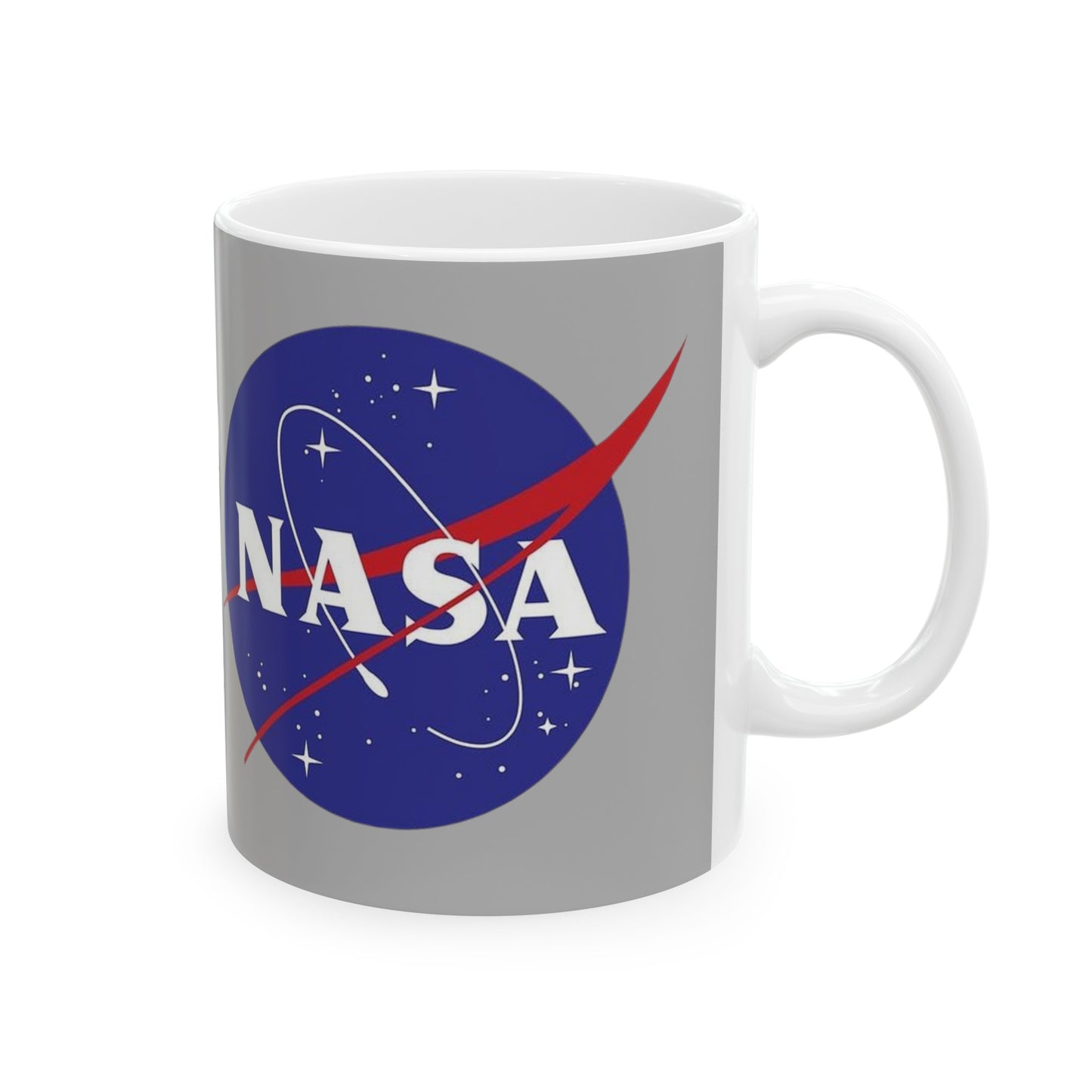 Nasa Alien Mug 11 Ounces Light Grey