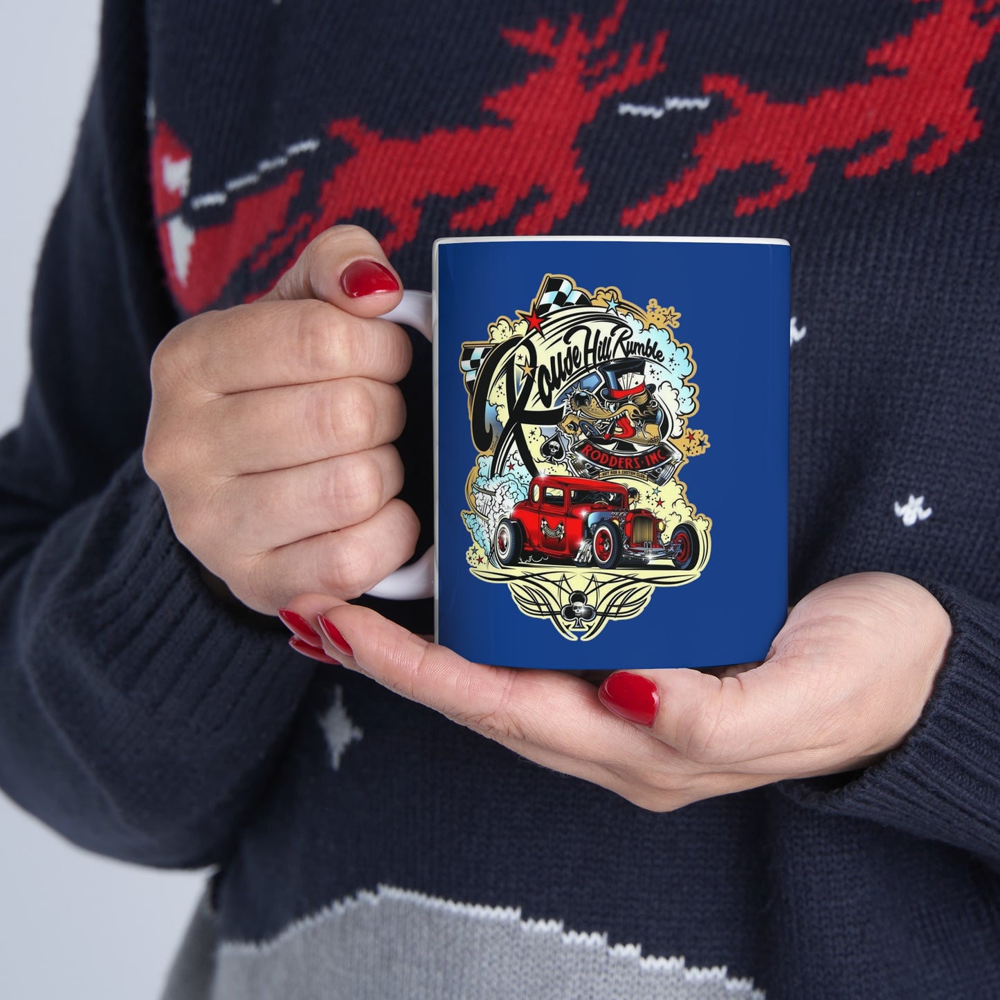 RoadSters Mug 11 Ounces Dark Blue