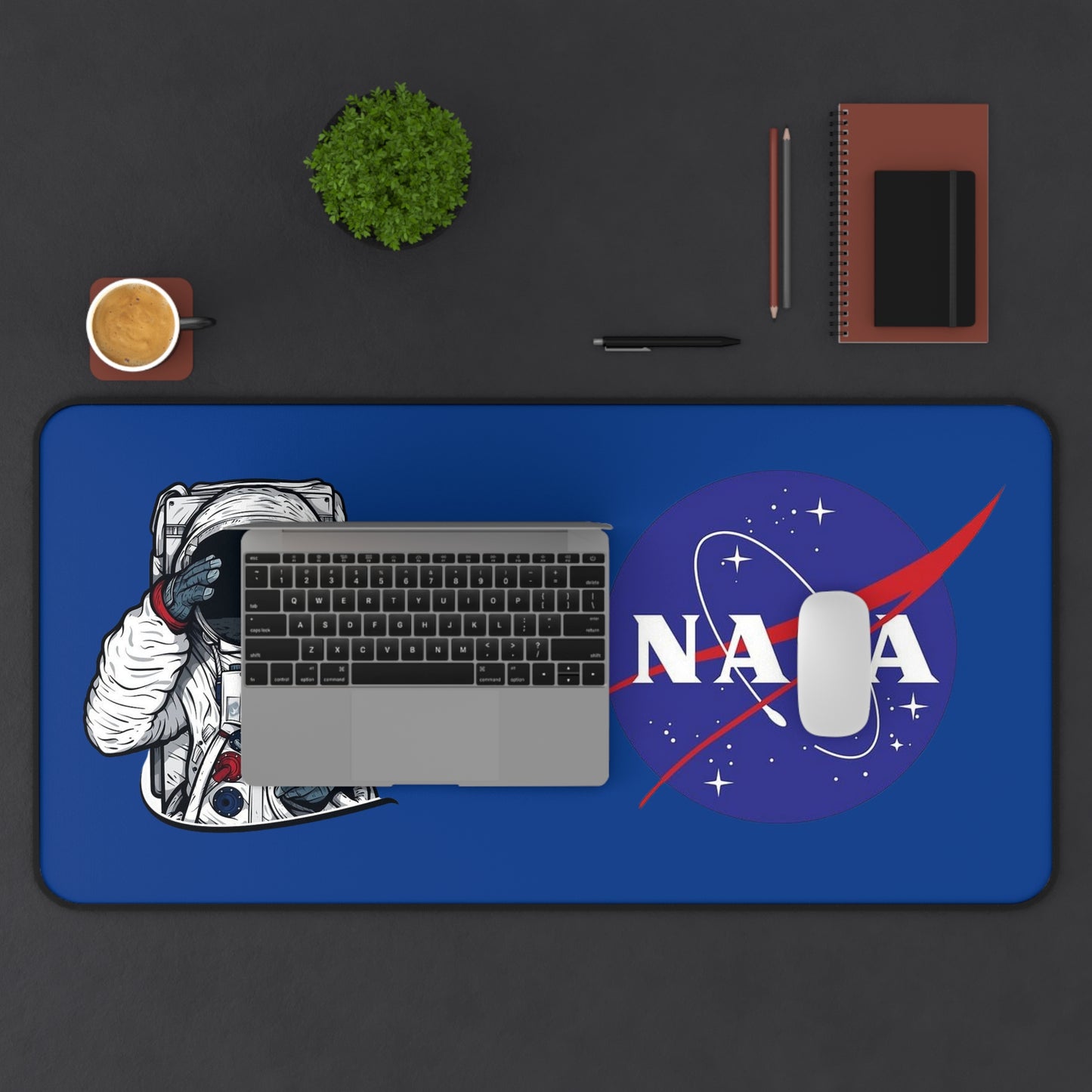 Nasa Mouse Pad Dark Blue