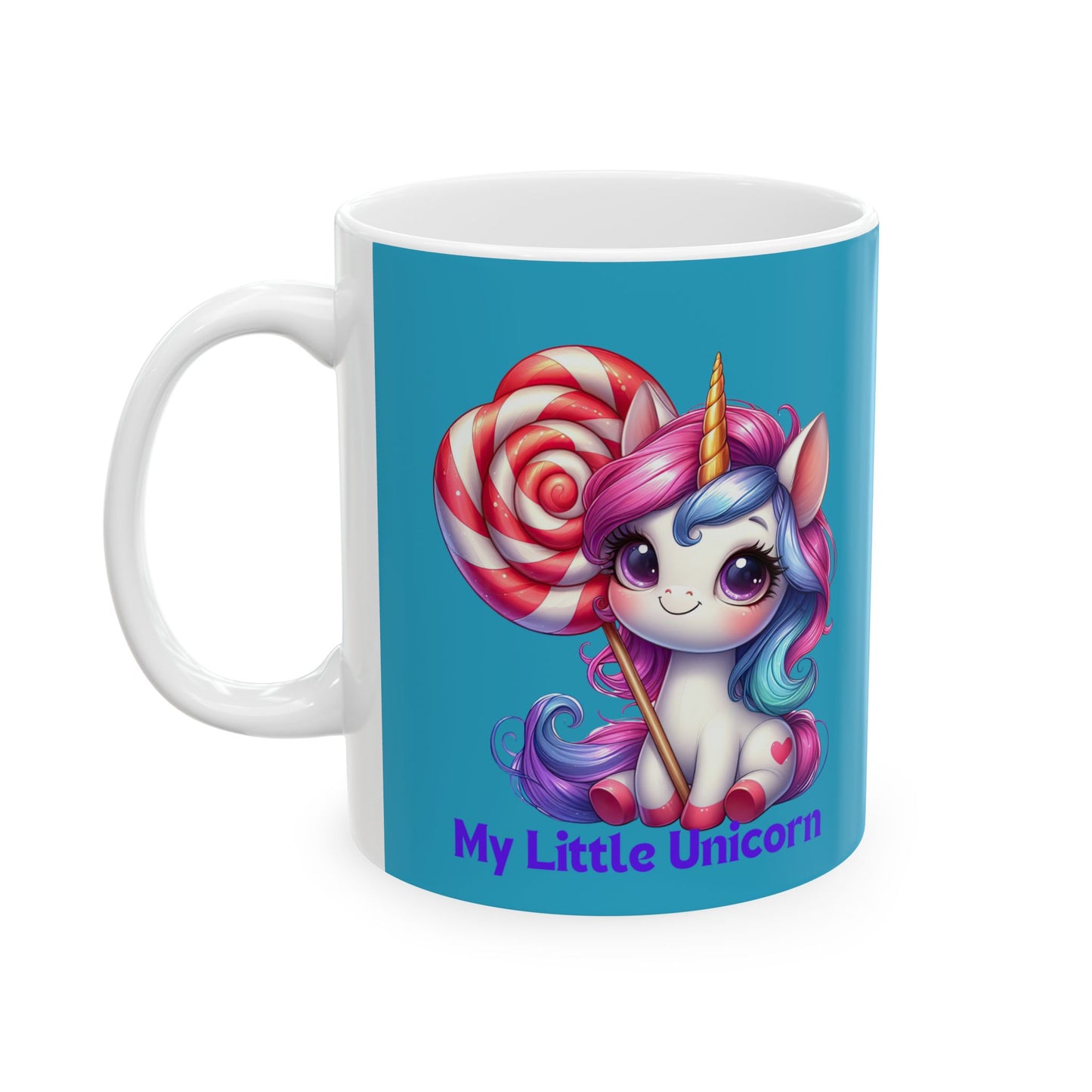 My Little Unicorn Sweet Mug 11-15 Ounces Turquoise