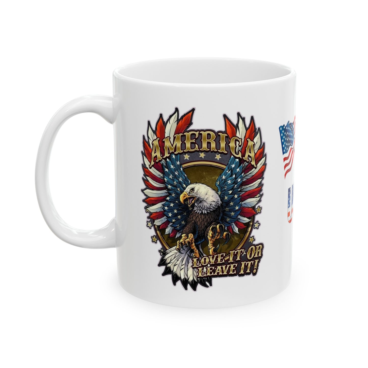 Eagle Usa Mug 11 Ounces White