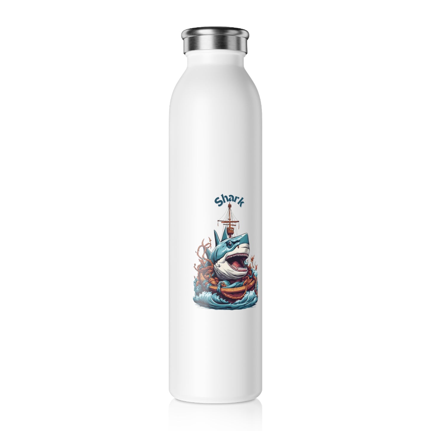 Shark Bottle 20 Ounces White