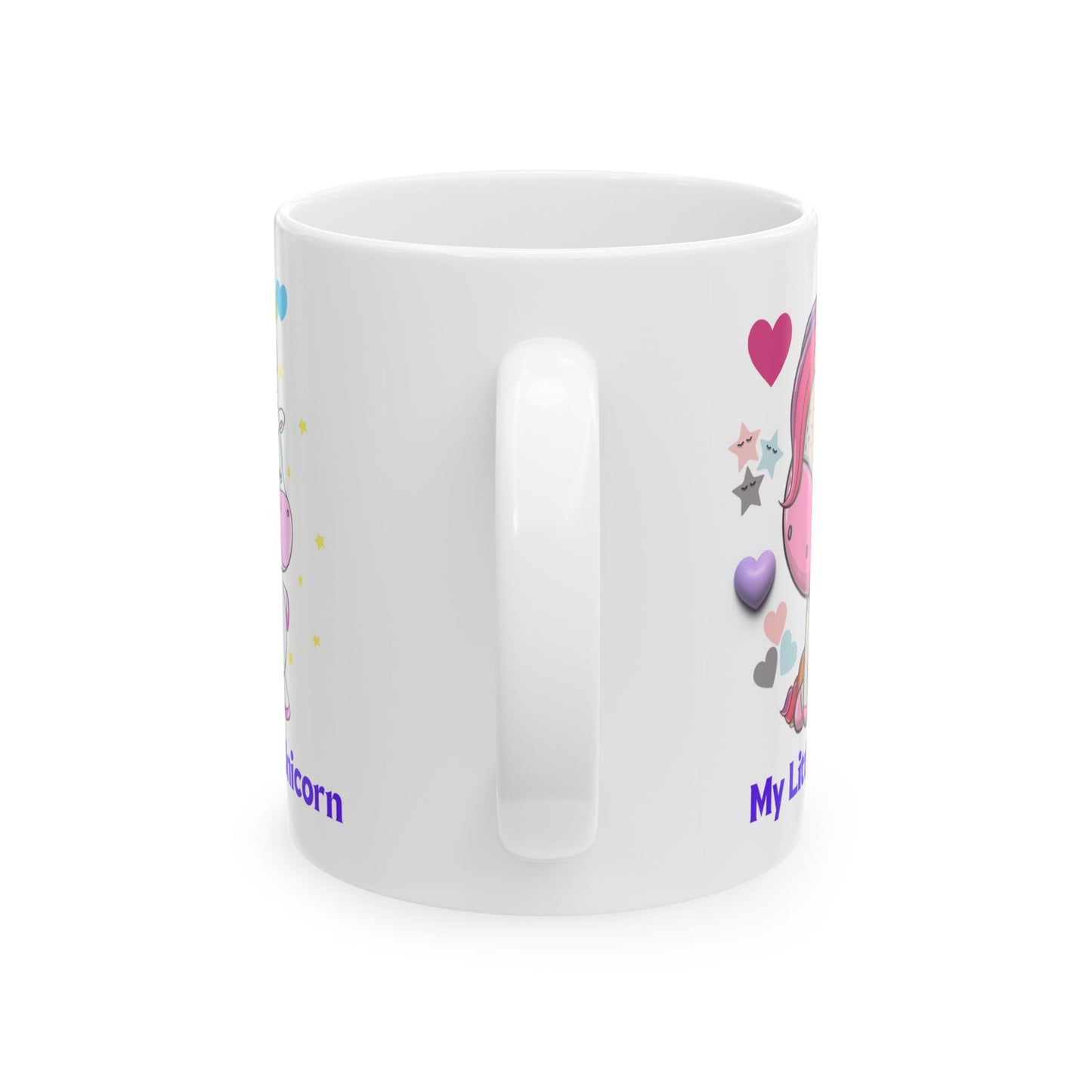 My Little Unicorn Love Mug 11-15 Ounces Light White