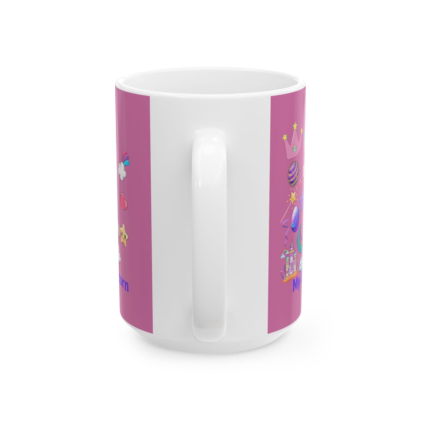 My Little Unicorn Fantasy Mug 11-15 Ounces Light Pink