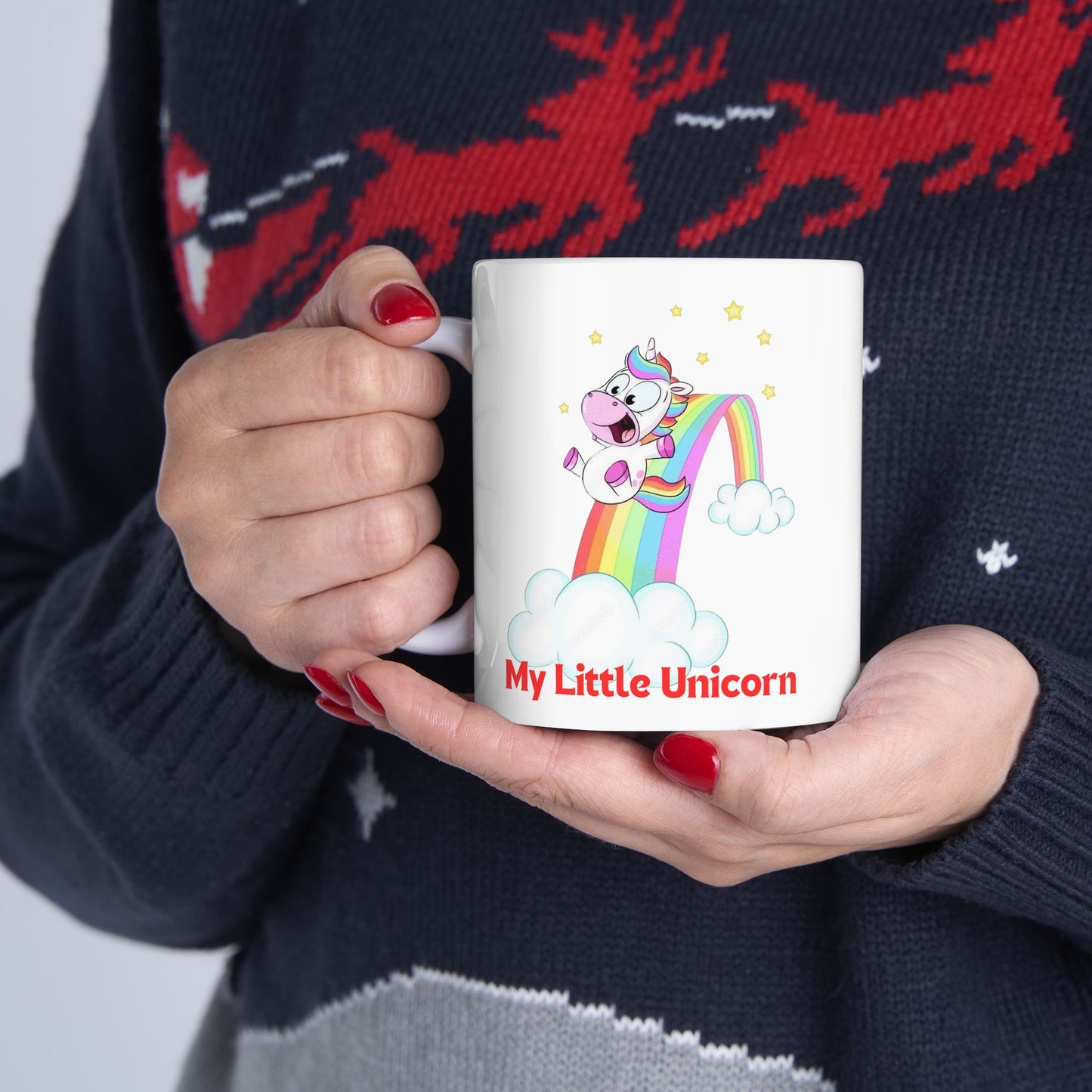 My Little Gold Star Unicorn Mug 11-15 Onces White