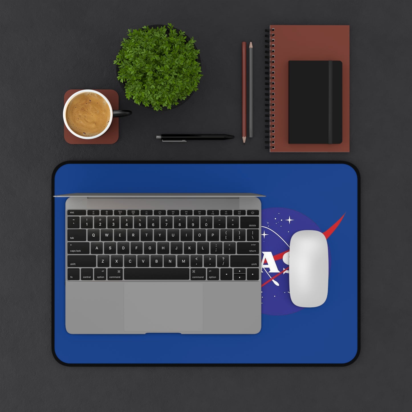Nasa Mouse Pad Dark Blue