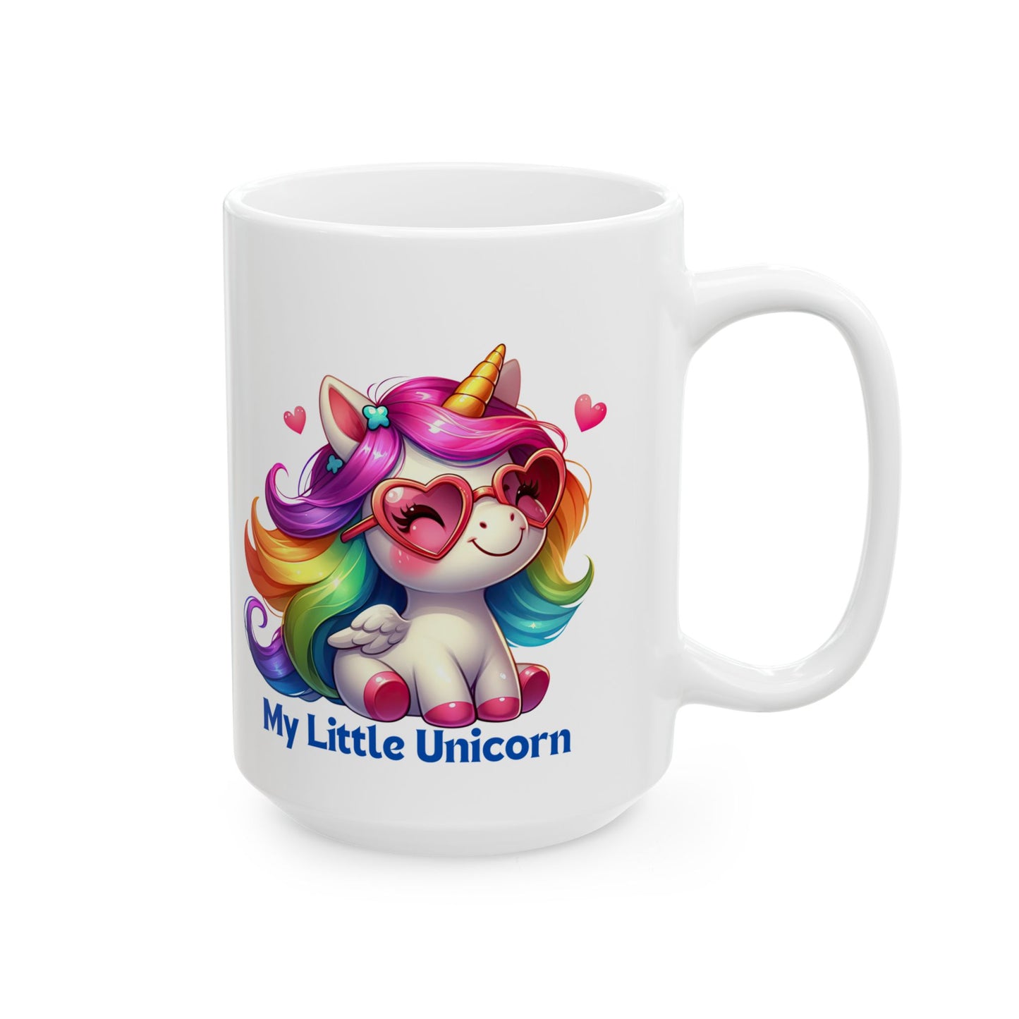 My Little Unicorn Rainbow Mug 11-15 Ounces White