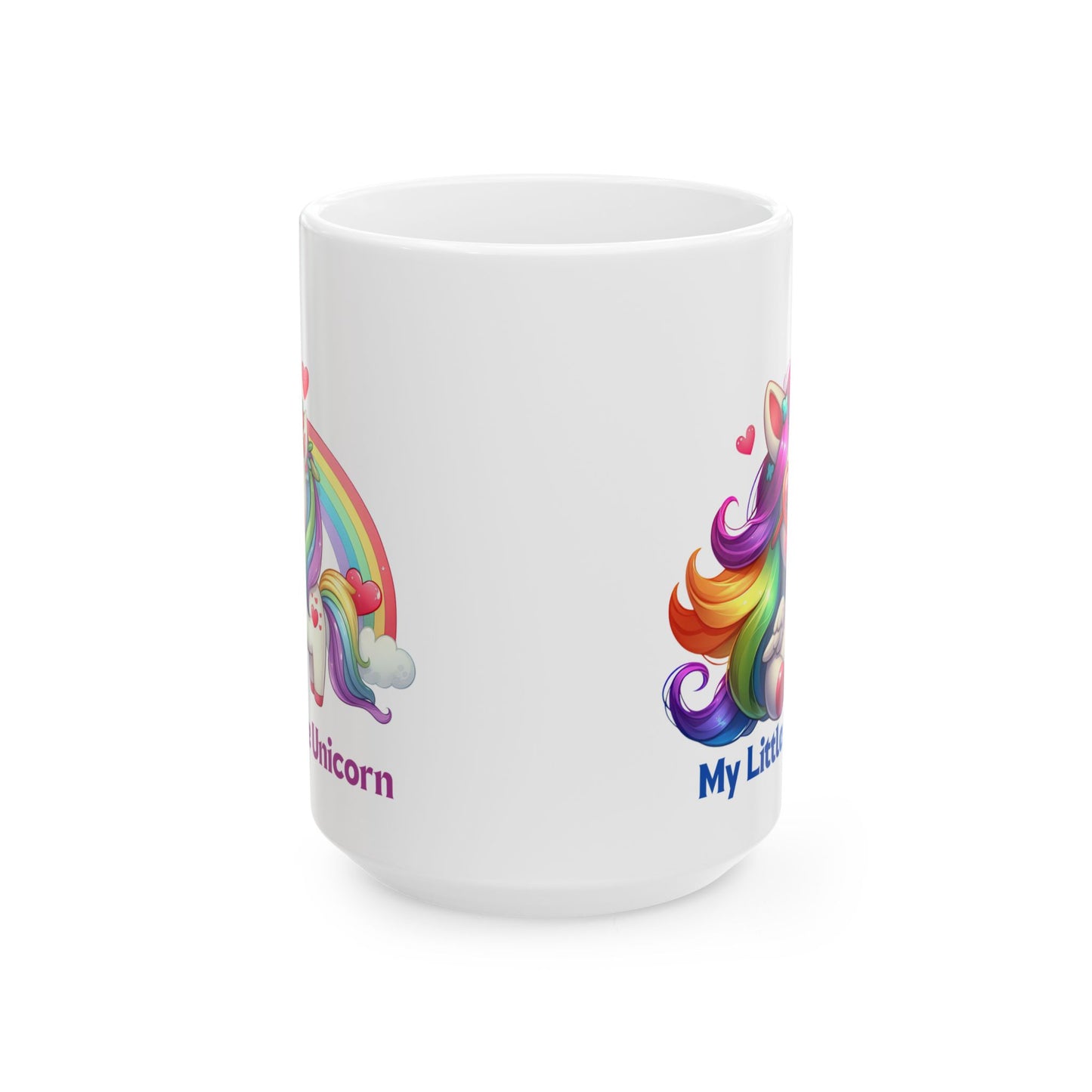My Little Unicorn Rainbow Mug 11-15 Ounces White