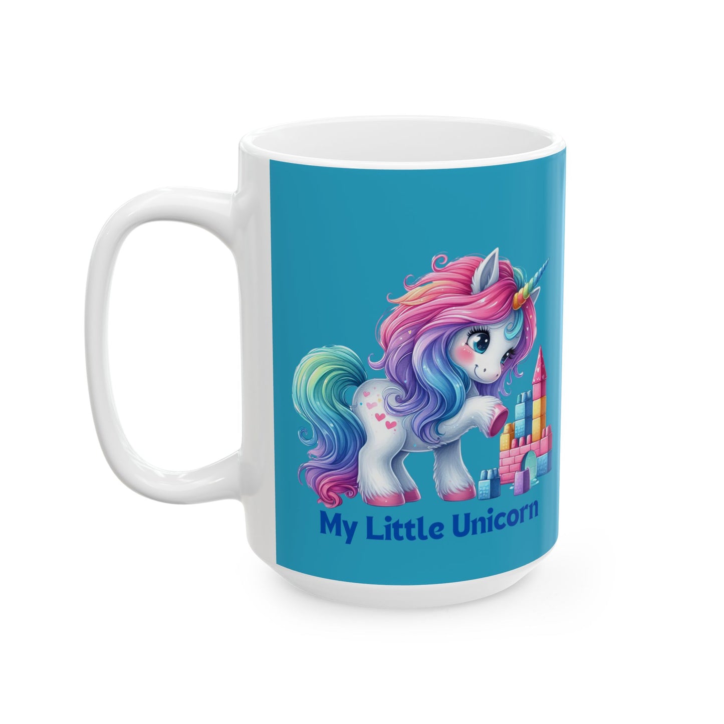 My Little Unicorn Princess Mug 11-15 Ounces Turquoise