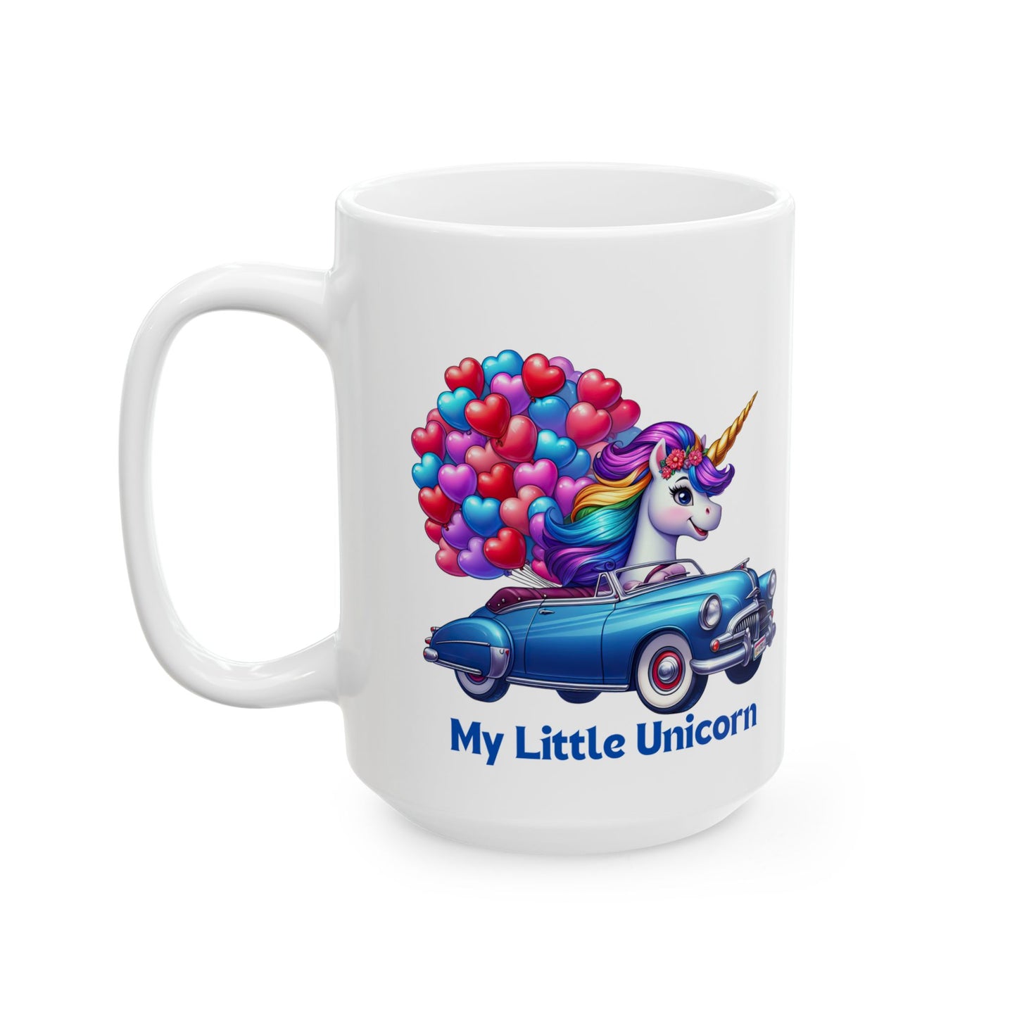 My Little Unicorn Horse Mug 11-15 Ounces White