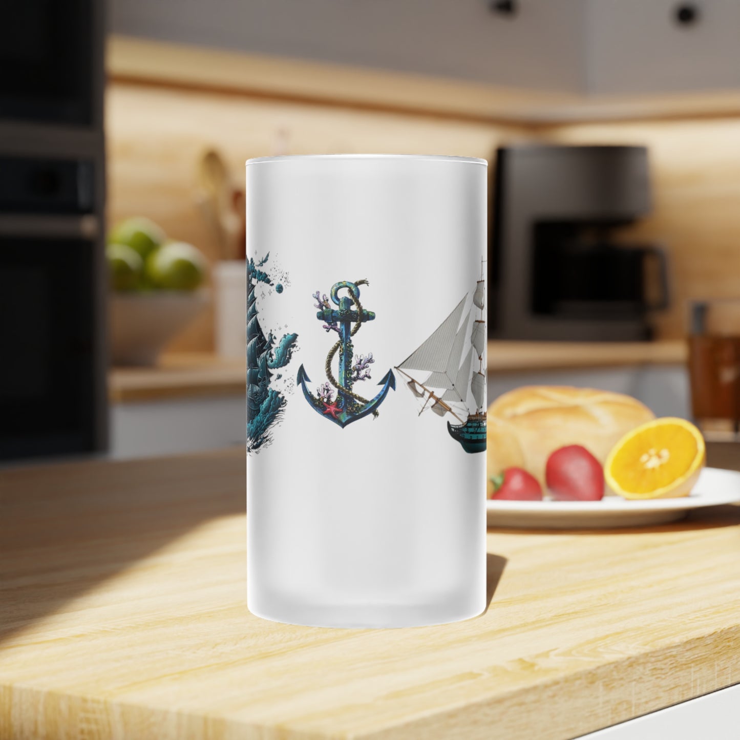 Frosted Glass Beer Mug